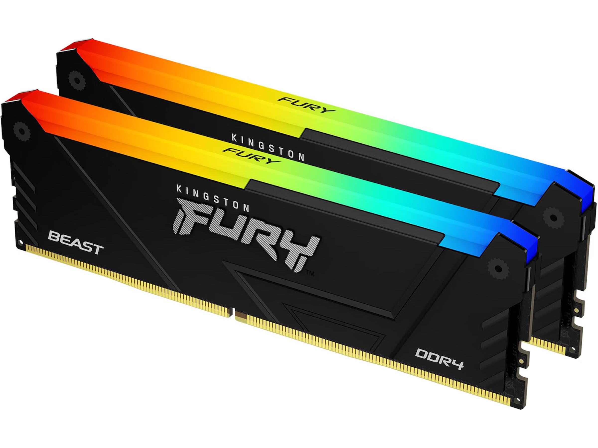 Kingston FURY Beast Black RGB DDR4 3200MHz 16GB Minnebrikker