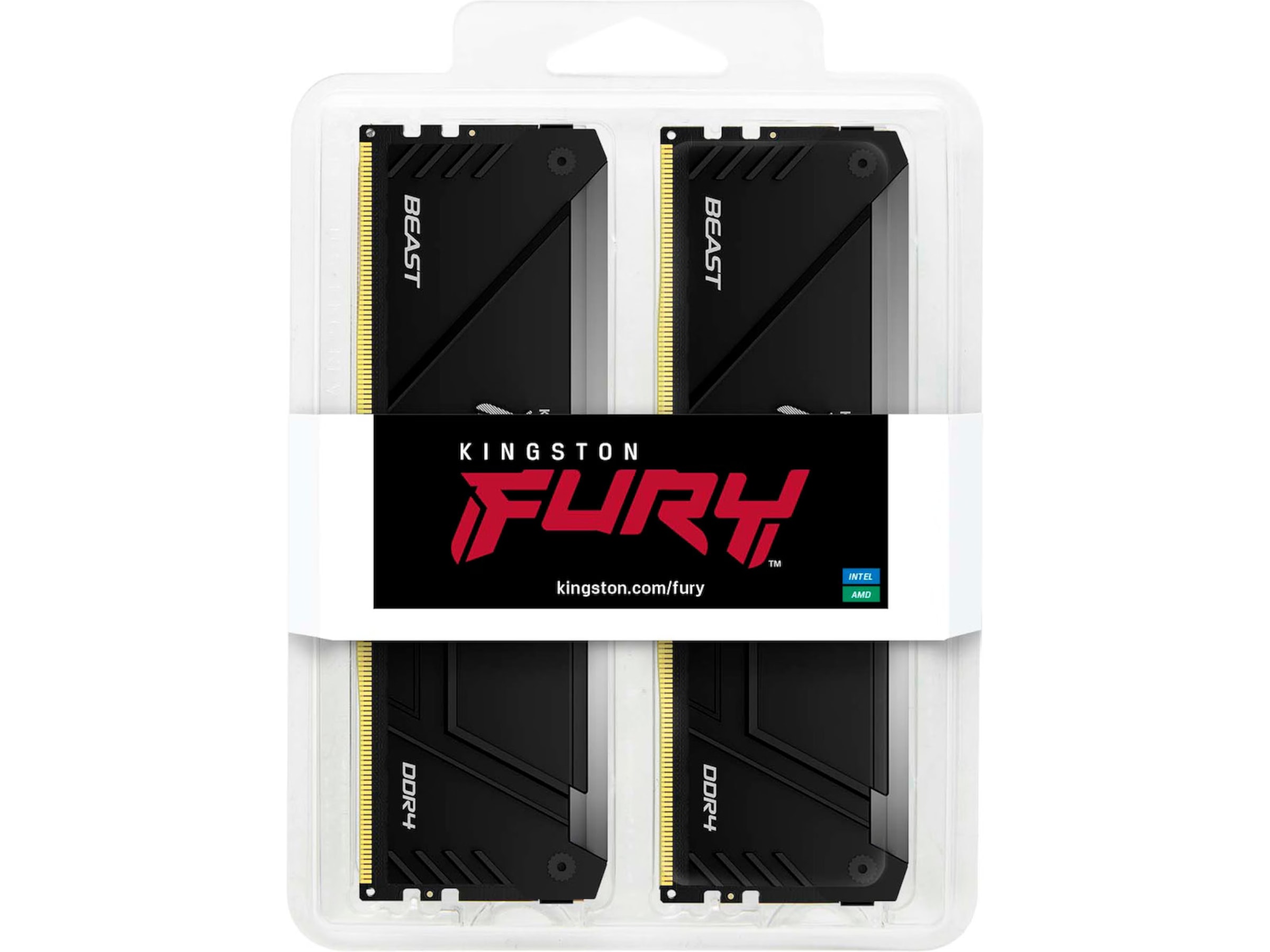 Kingston FURY Beast Black RGB DDR4 3200MHz 16GB Minnebrikker