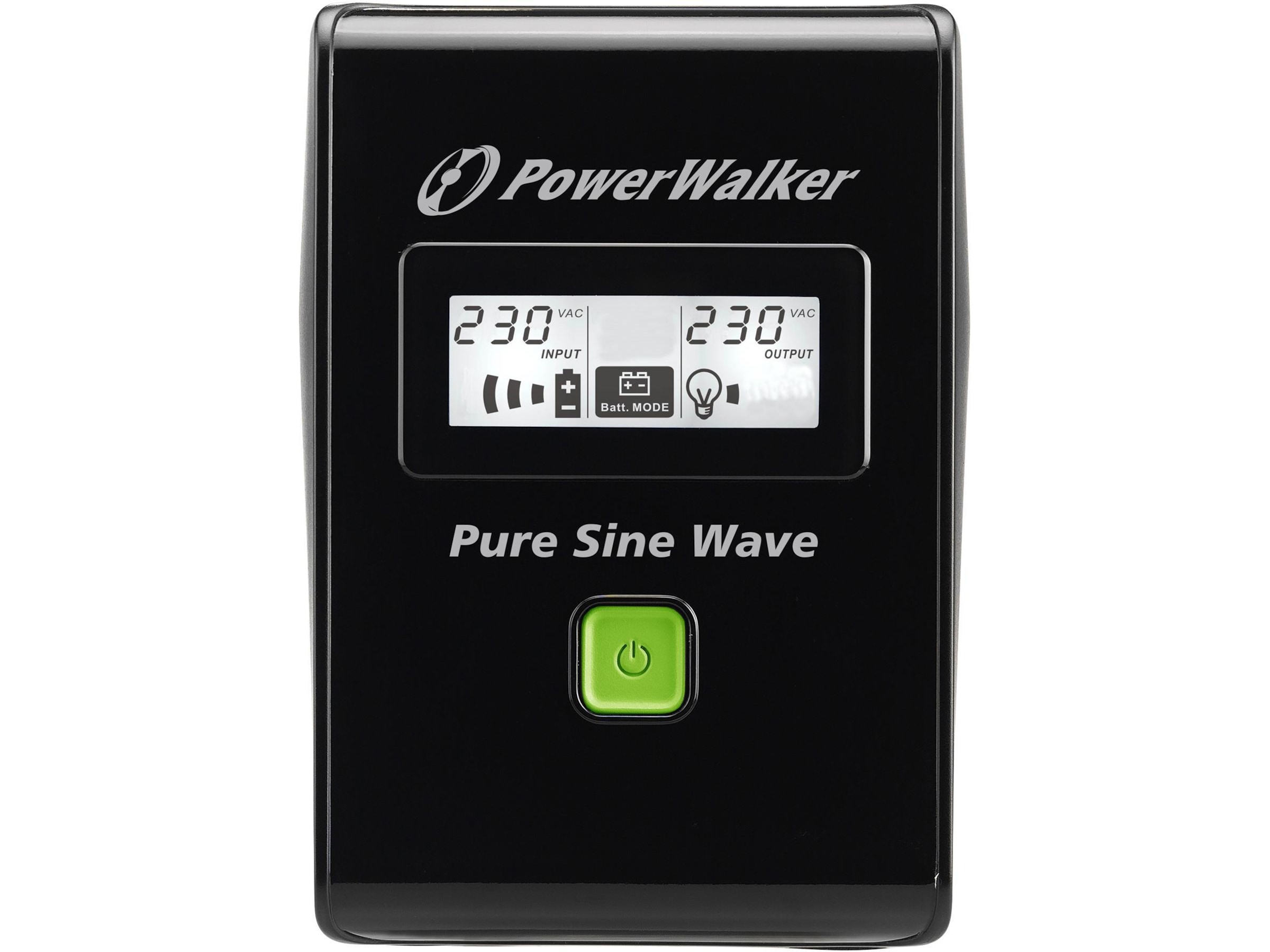 BlueWalker PW UPS VI 800 SW Schuko -B-Grade Demo annet i datautstyr