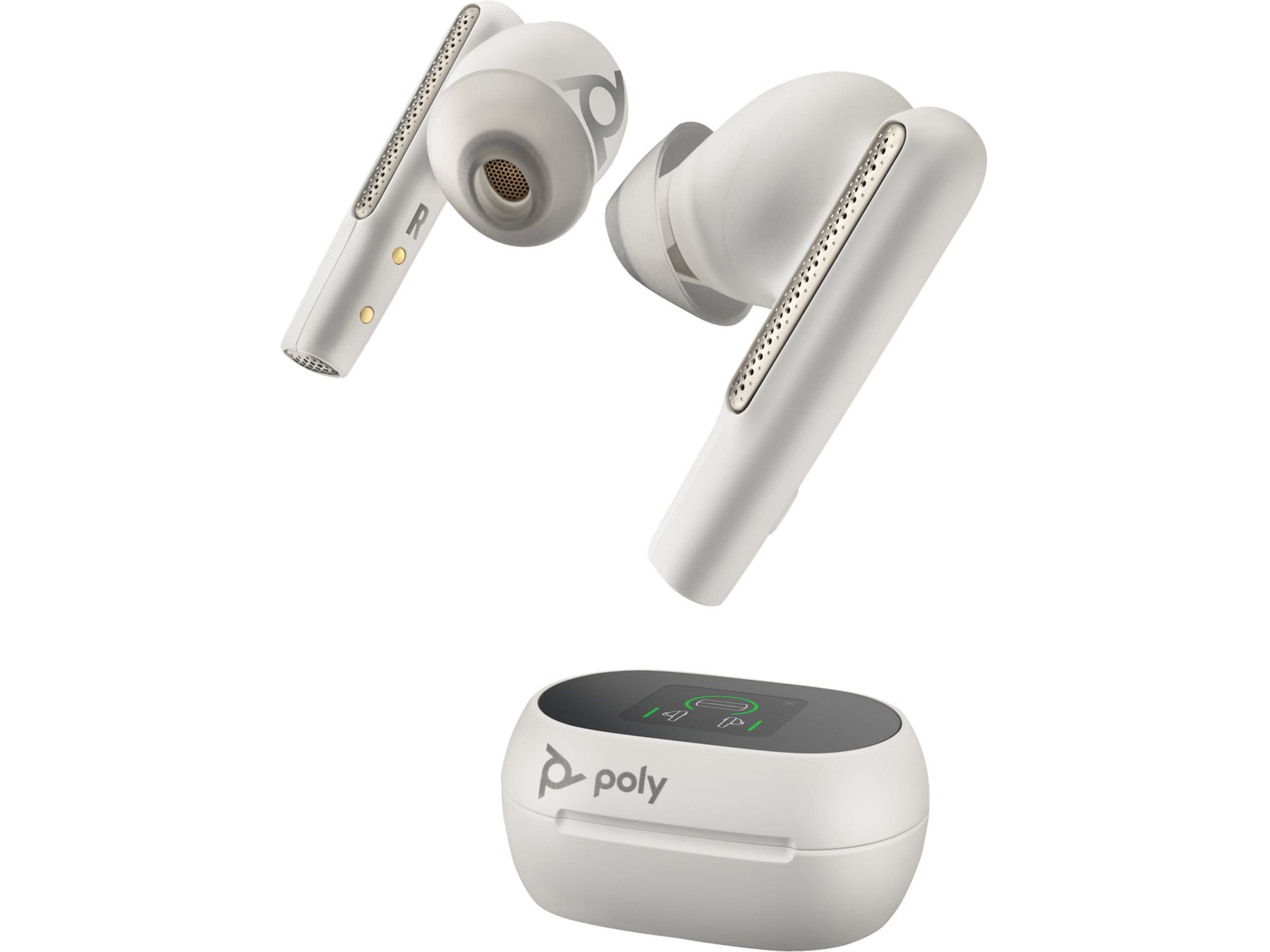 HP Poly Voyager Free 60+ UC trådløse ørepropper In-Ear (hvit) Ørepropper