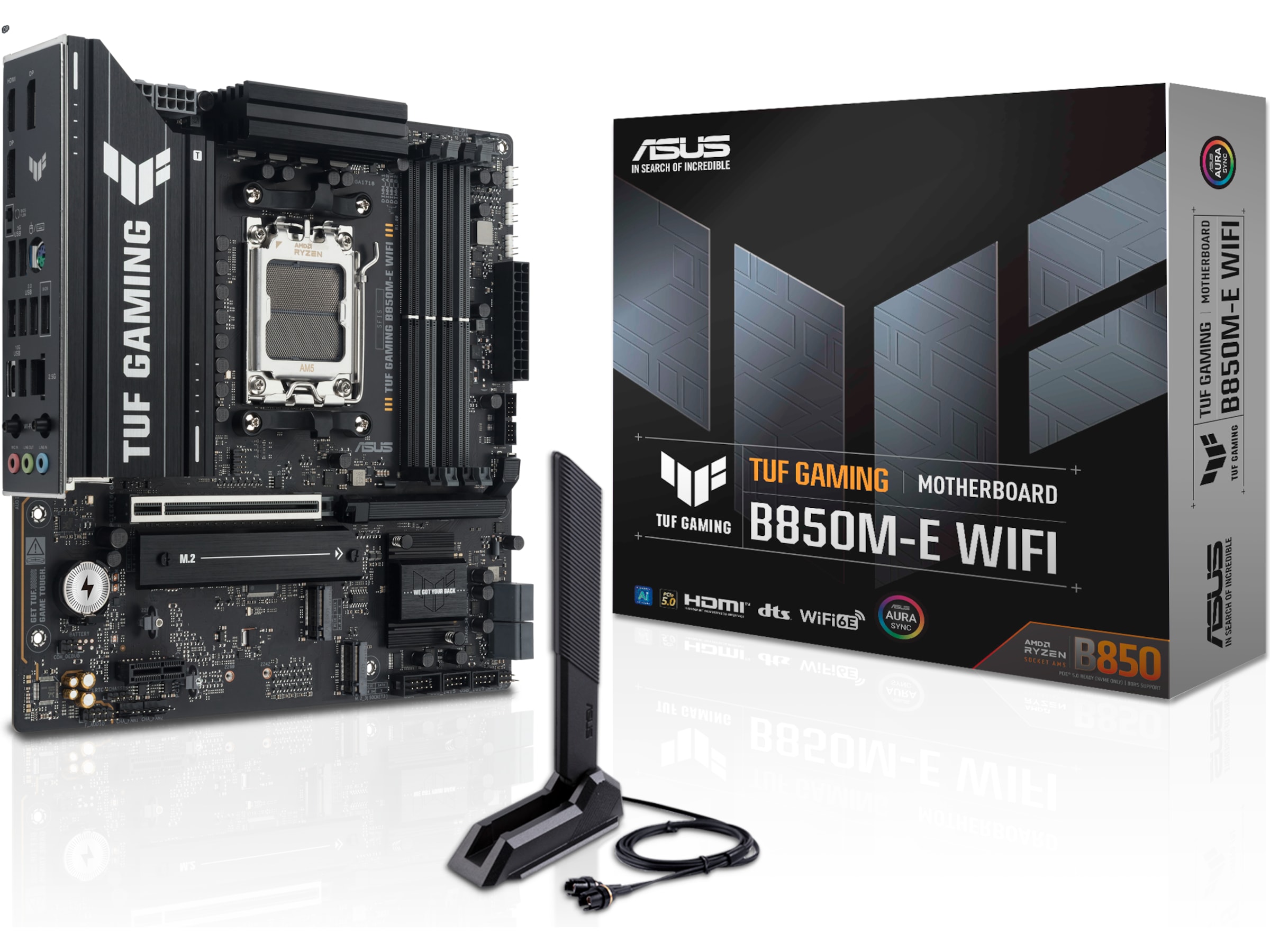 Asus TUF Gaming B850M-E WIFI Hovedkort AMD Socket