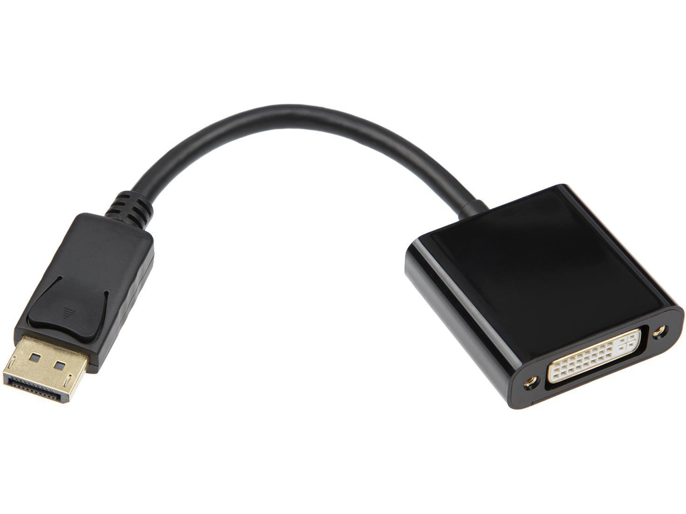 Displayport til DVI adapter (sort) Monitorkabler
