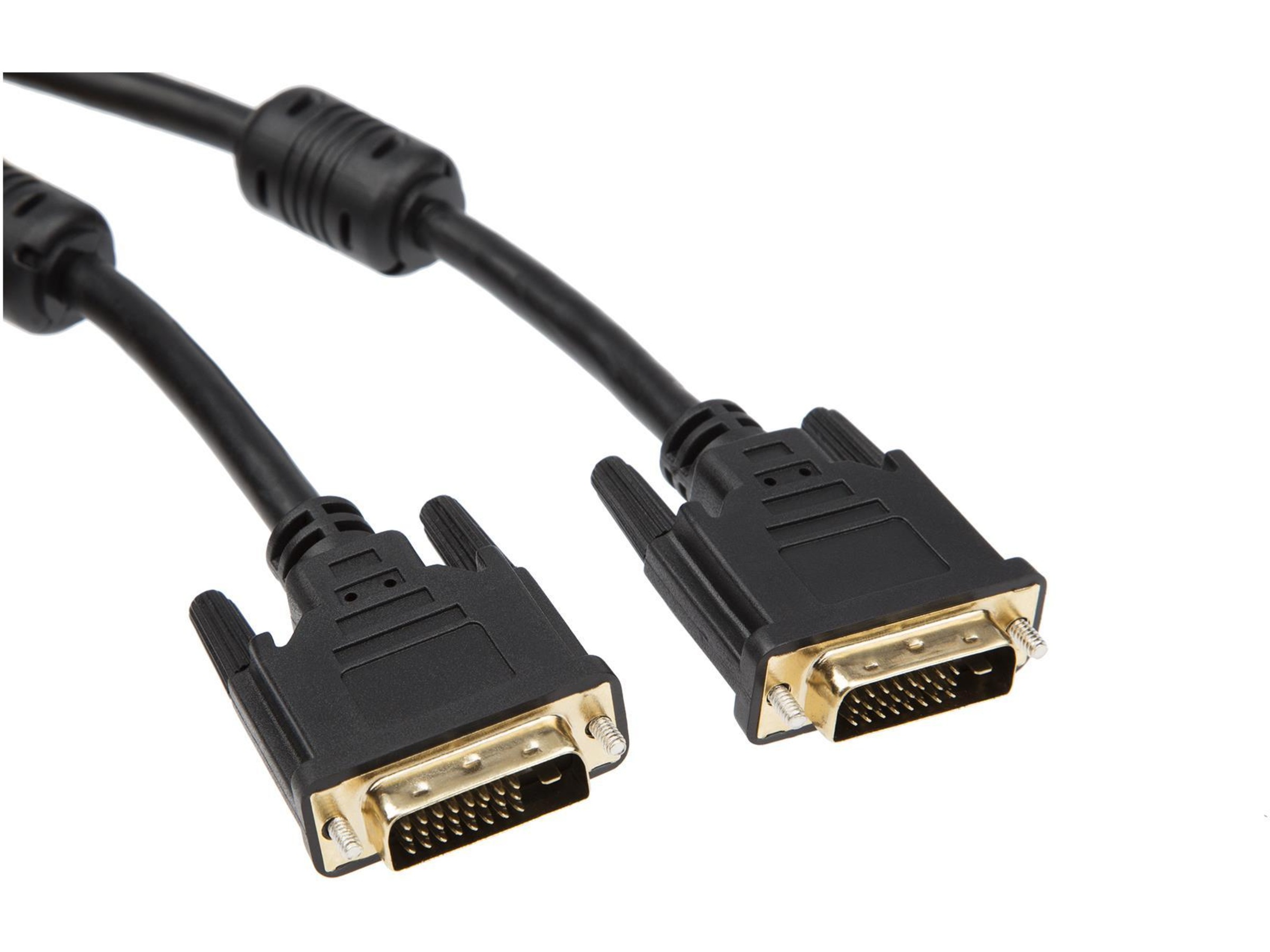 DVI-D kabel 2m (sort) Monitorkabler