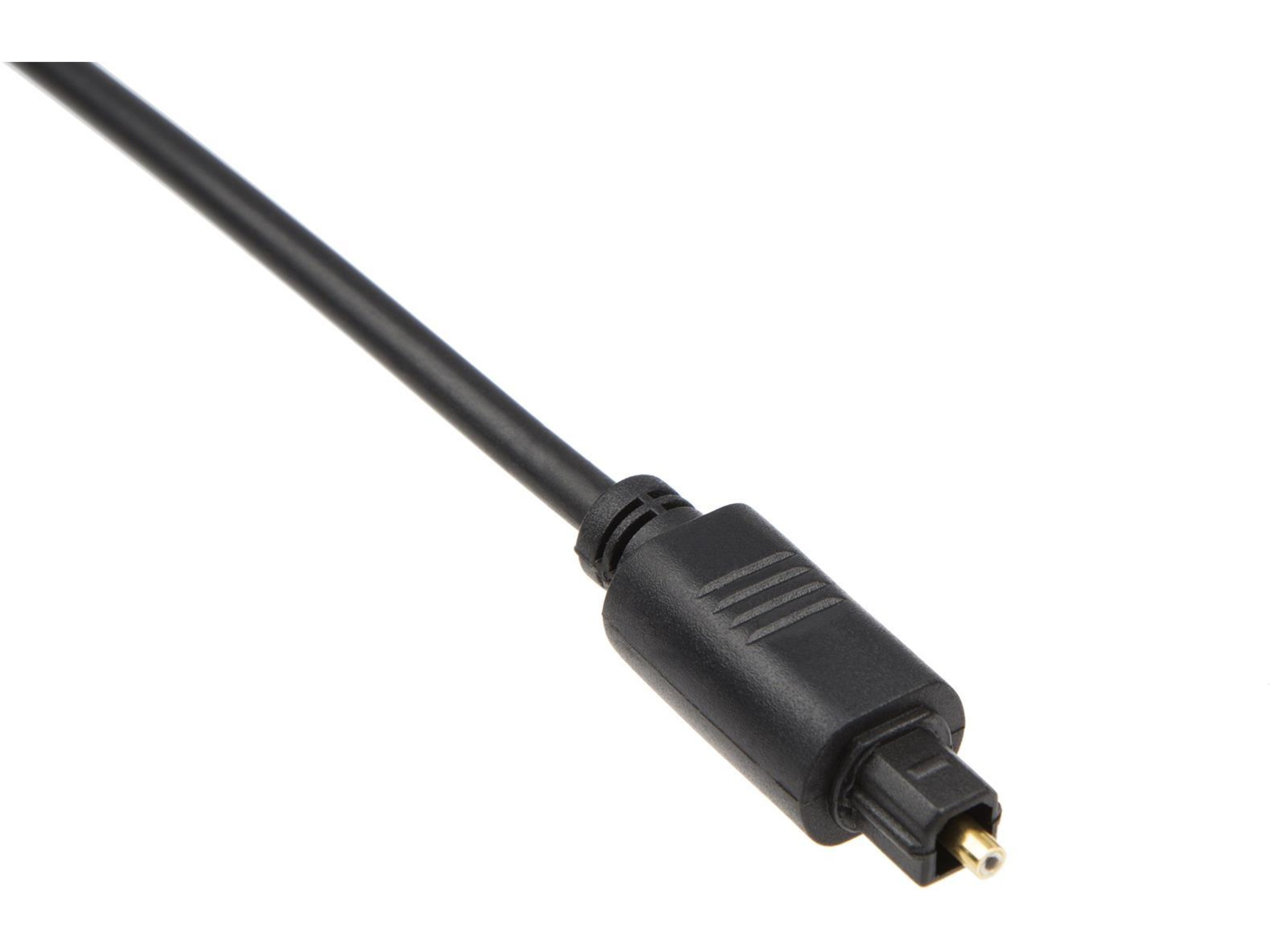 Toslink kabel 3m (sort) HiFi- & høyttalerkabler