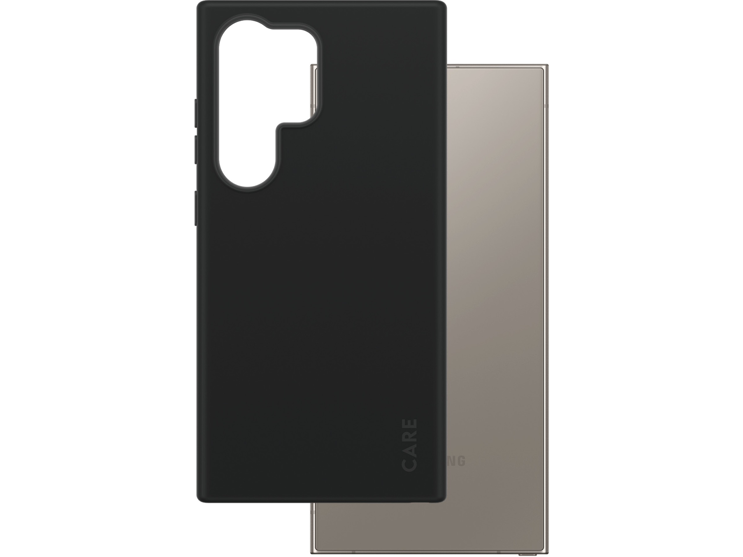 PanzerGlass CARE Galaxy S25 Ultra Qi Fashion deksel (sort) Mobildeksel