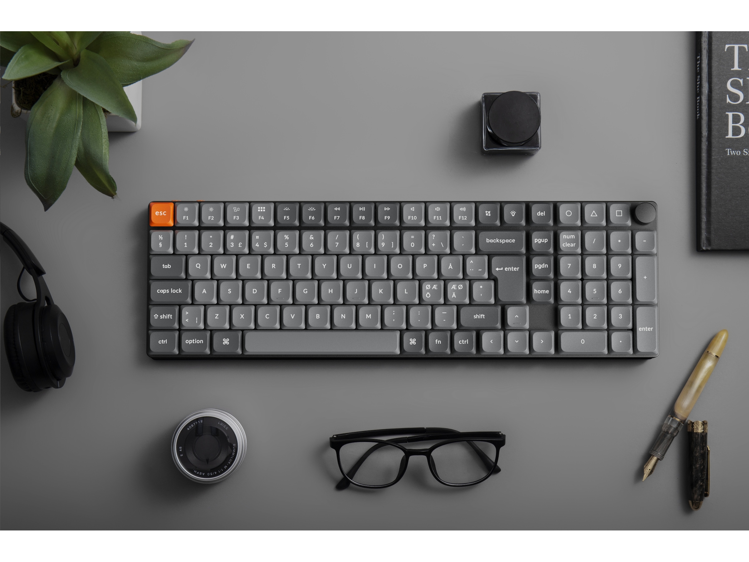 Keychron K17 MAX QMK/VIA Gateron Brown trådløst gamingtastatur Gamingtastatur