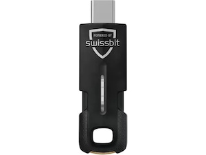Swissbit iShield Key 2 USB-C sikkerhetsnøkkel med FIDO2 og MIFARE