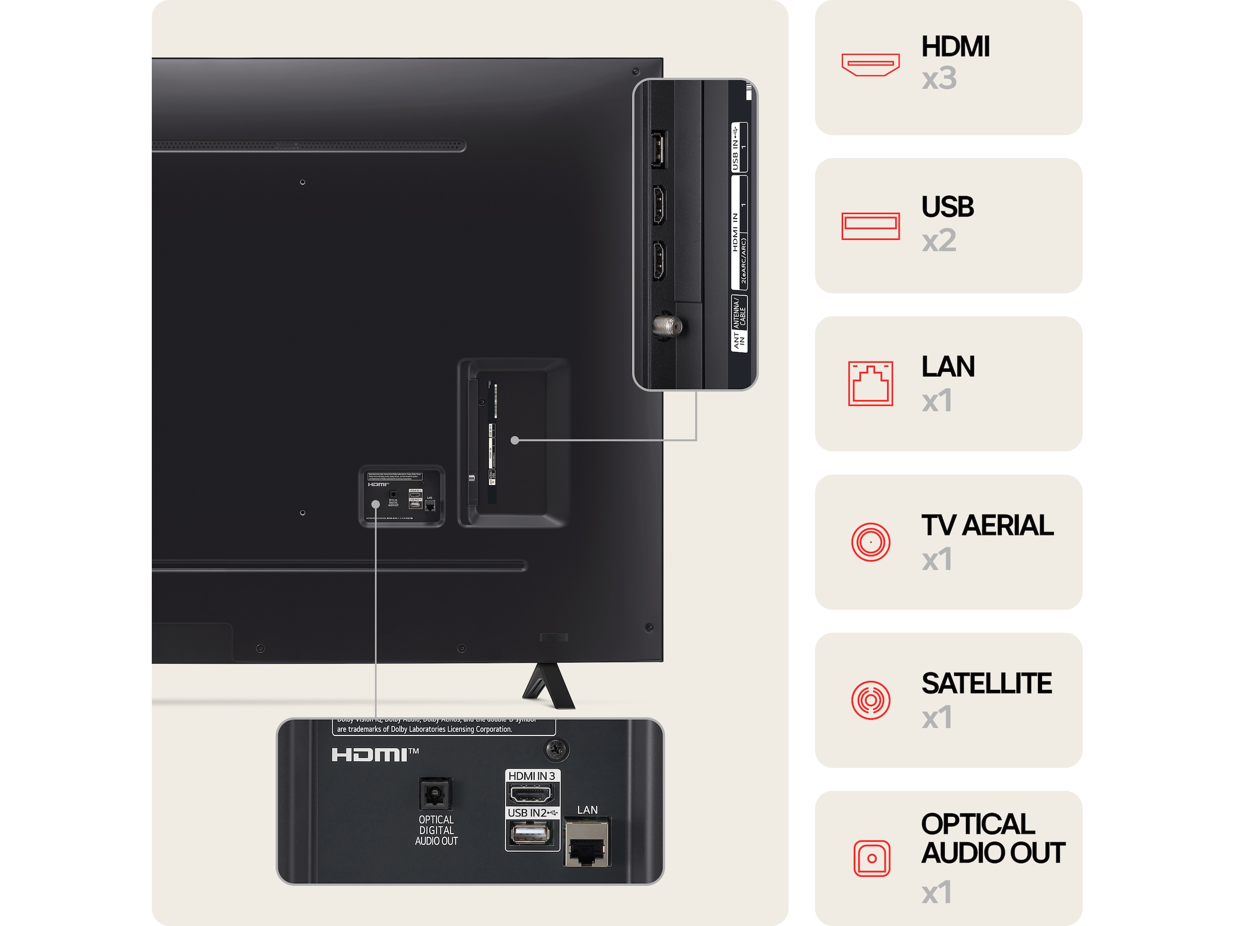 LG 65'' NANO 81 4K TV (2024) 65NANO81T6A 60 - 69 tommer TV