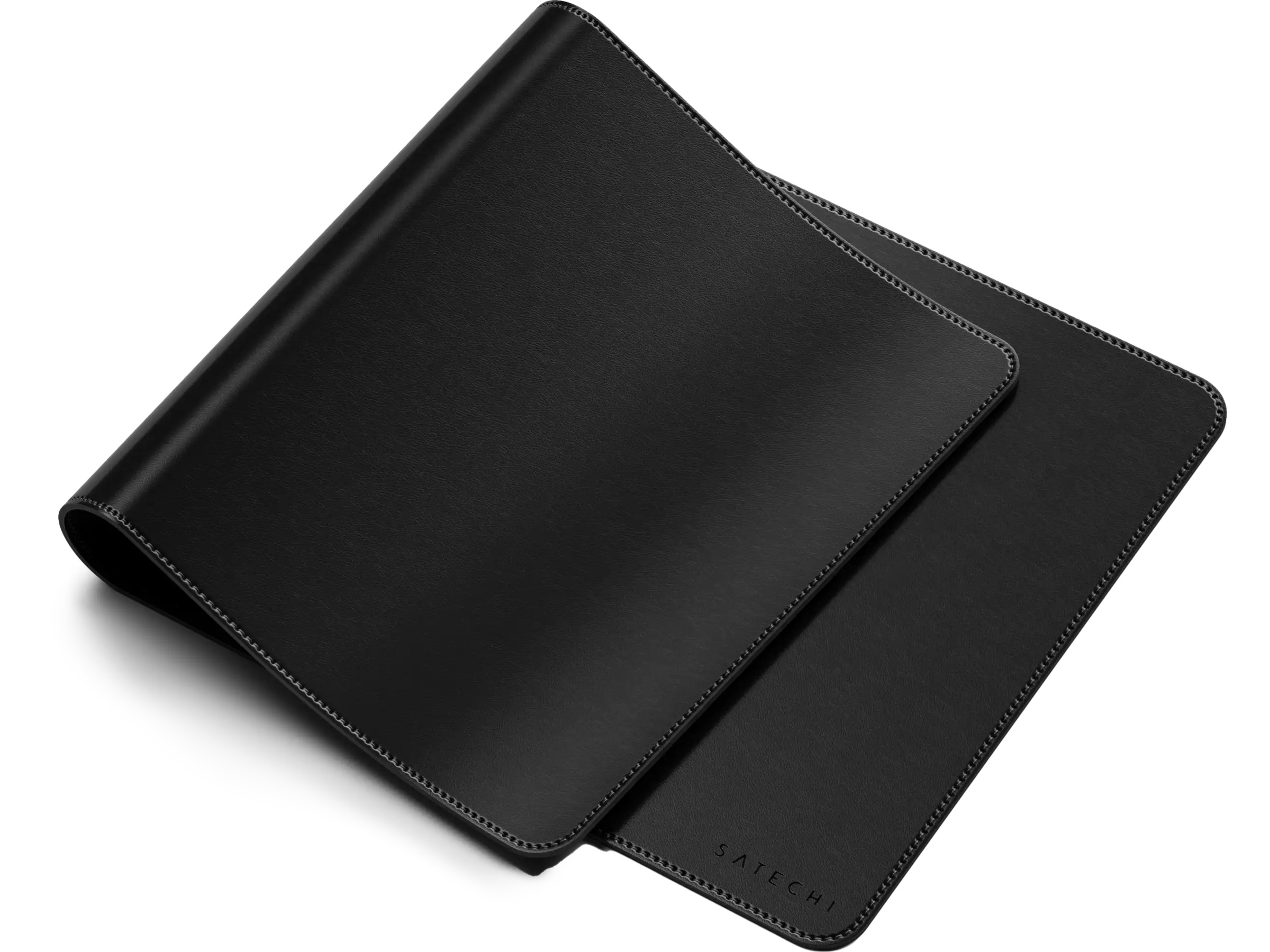 Satechi Vegan-Leather Premium Skrivebordsmatte (sort) Musematte