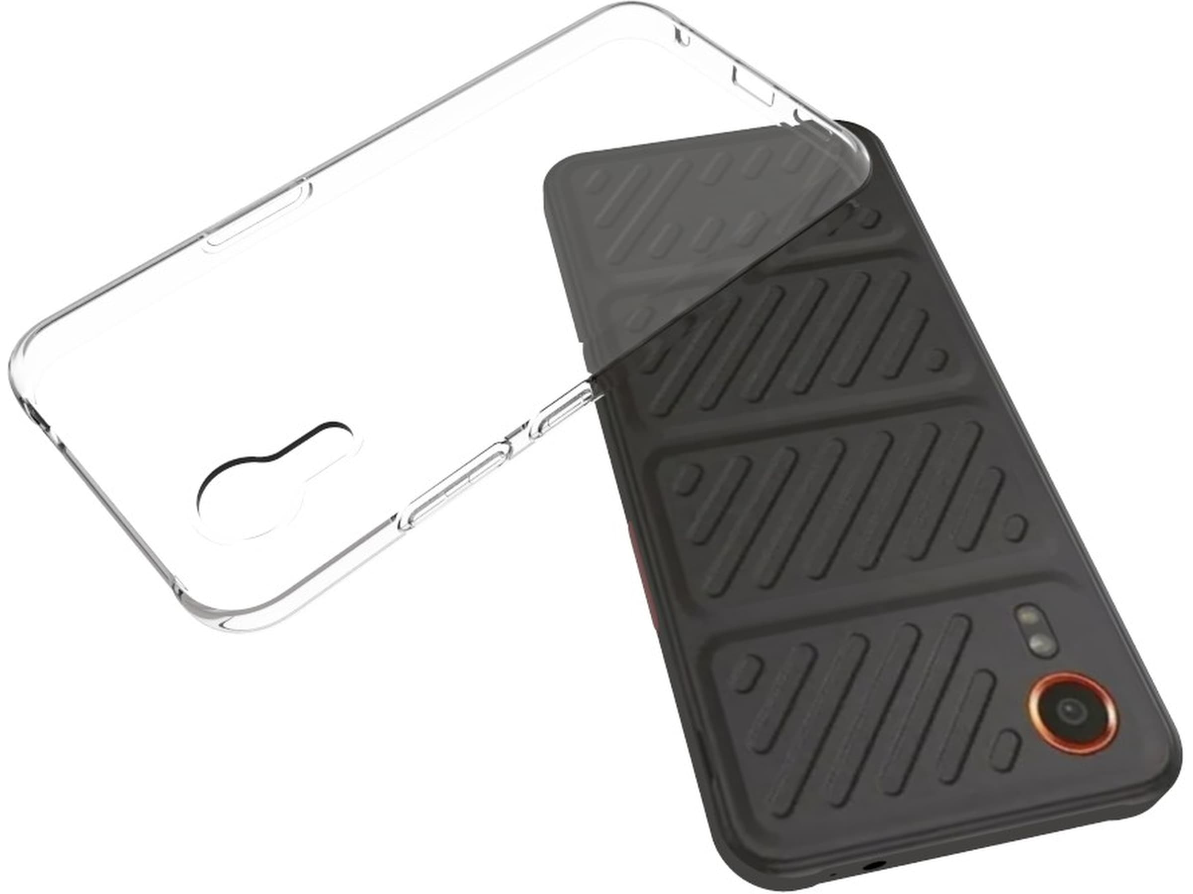 iiglo Samsung XCover 7 Silikondeksel (gjennomsiktig) Mobildeksel