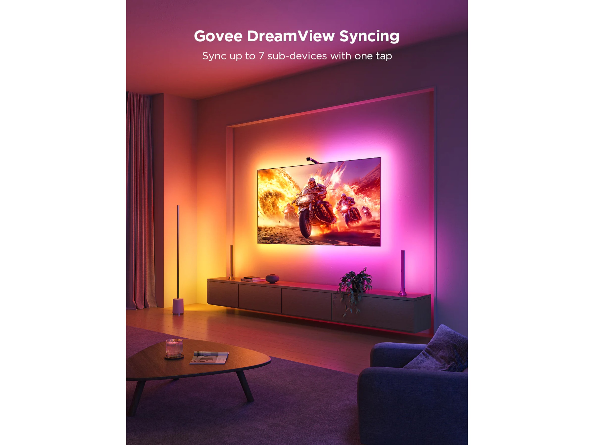 Govee Envisual TV Backlight 3 Lite(55-65'') Led strips & underholdning