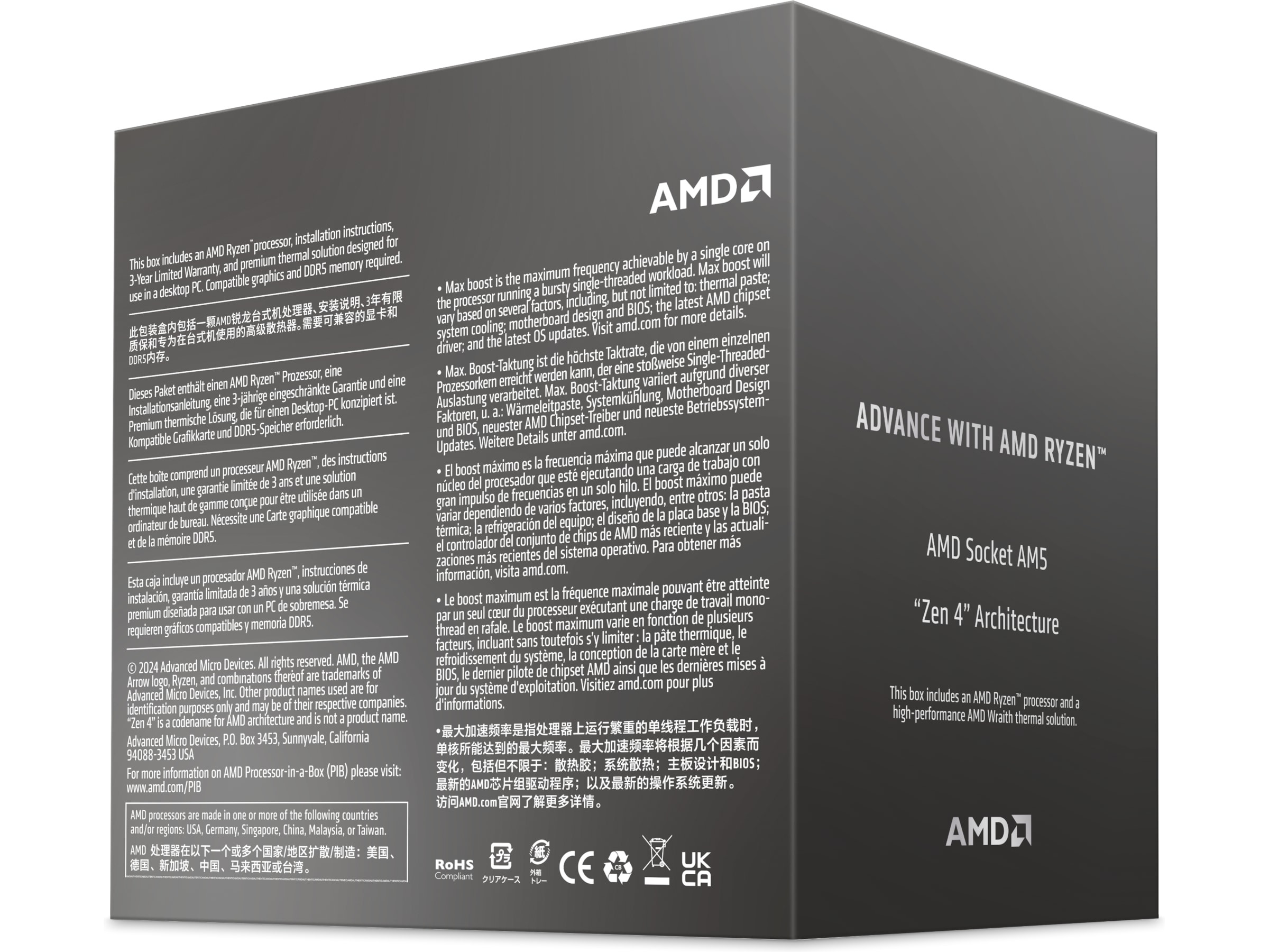 AMD Ryzen 7 8700F CPU Prosessorer