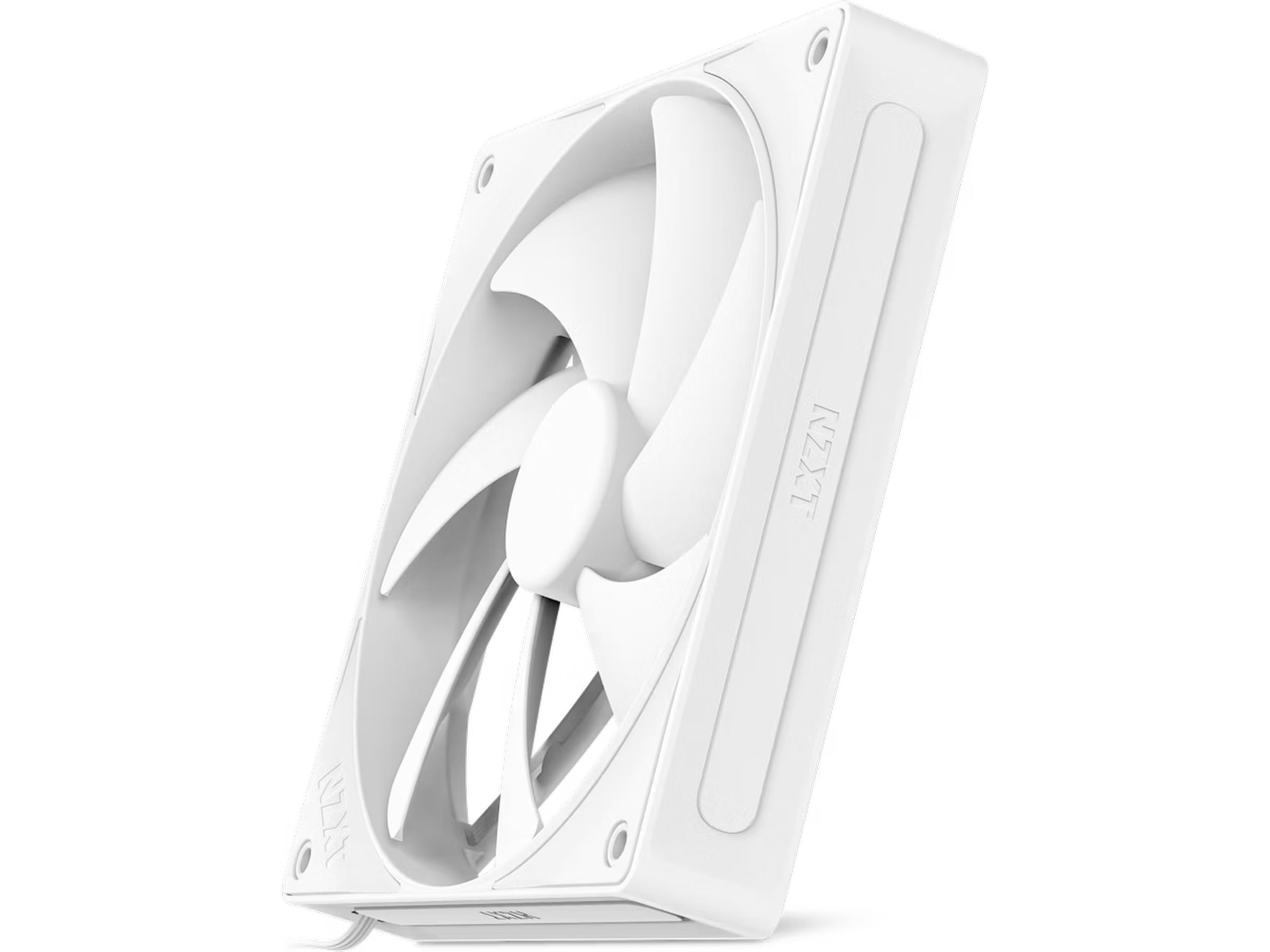 NZXT F140P Static Pressure Vifte (hvit) Vifter