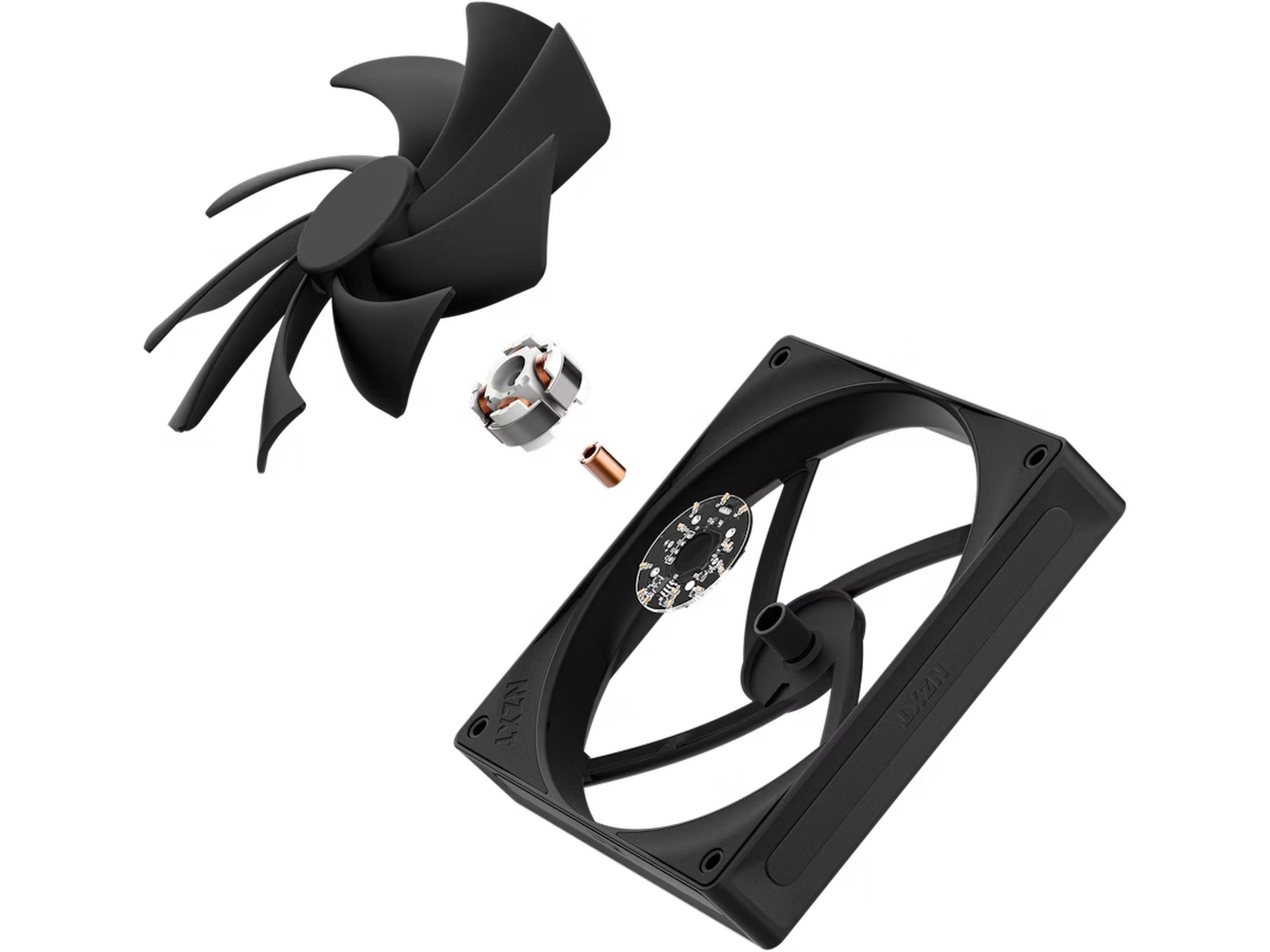 NZXT F140Q Quiet Airflow Vifte (sort) Vifter