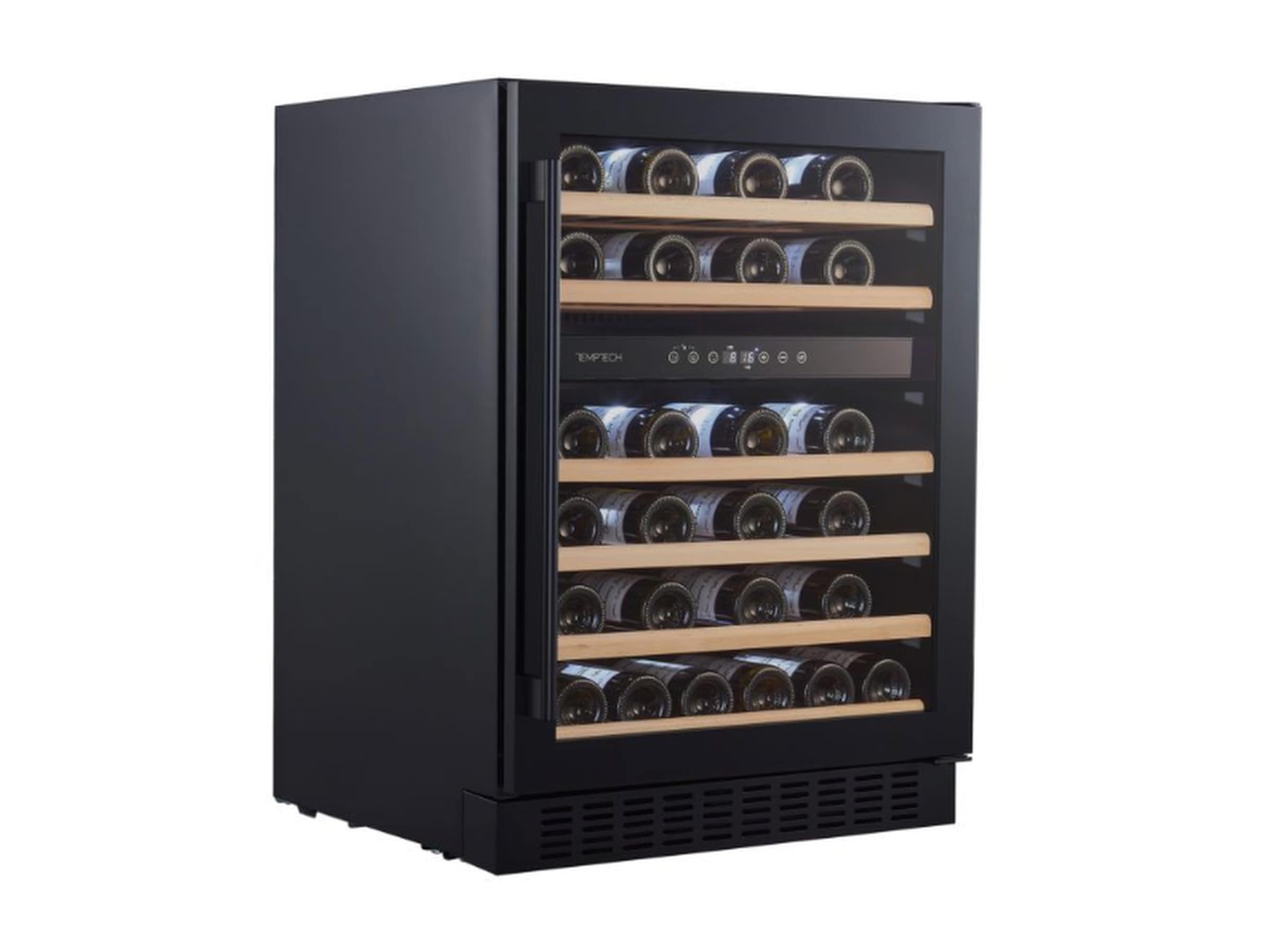 Temptech Classique CLX60DB vinskap (46 flasker) Frittstående vinskap