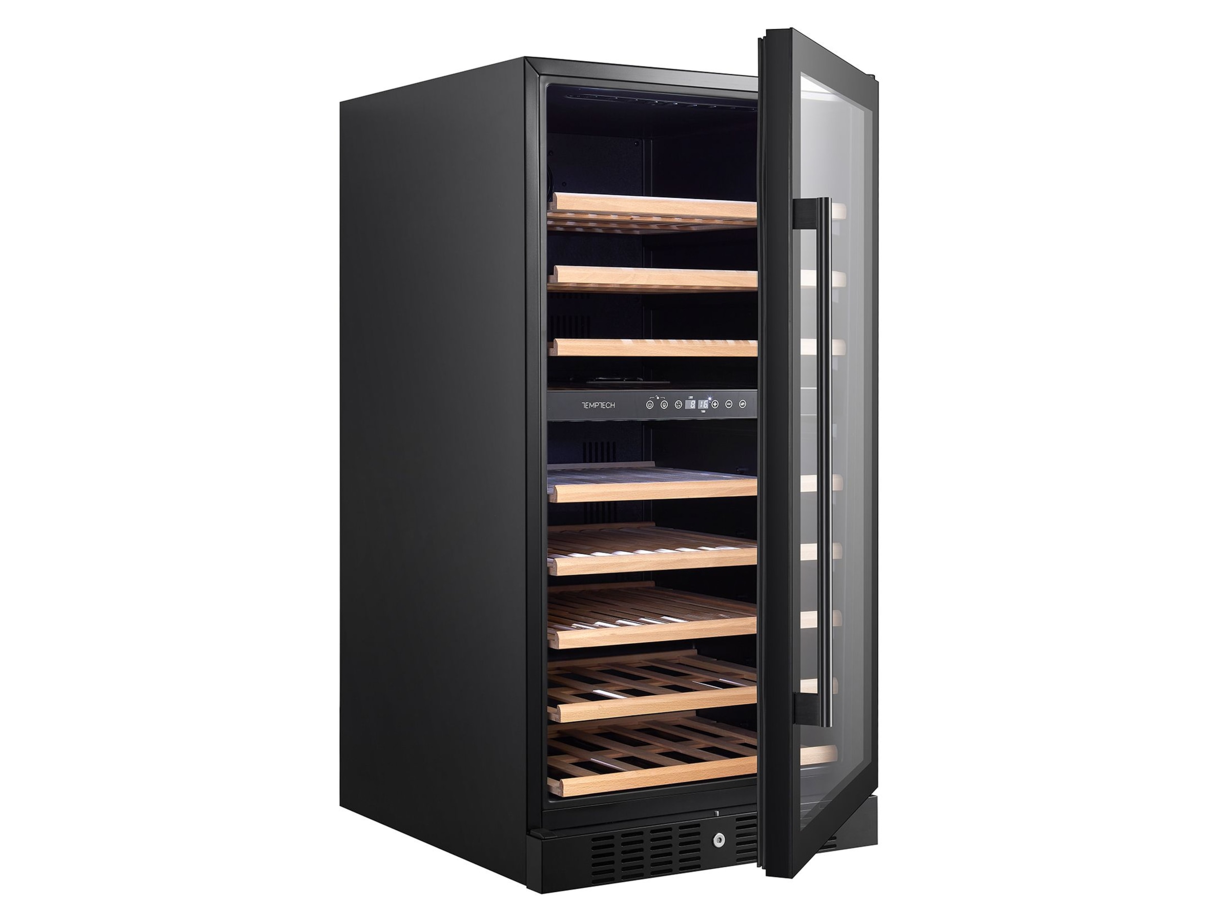 Temptech Classique CL120DB vinskap (94 flasker) Frittstående vinskap