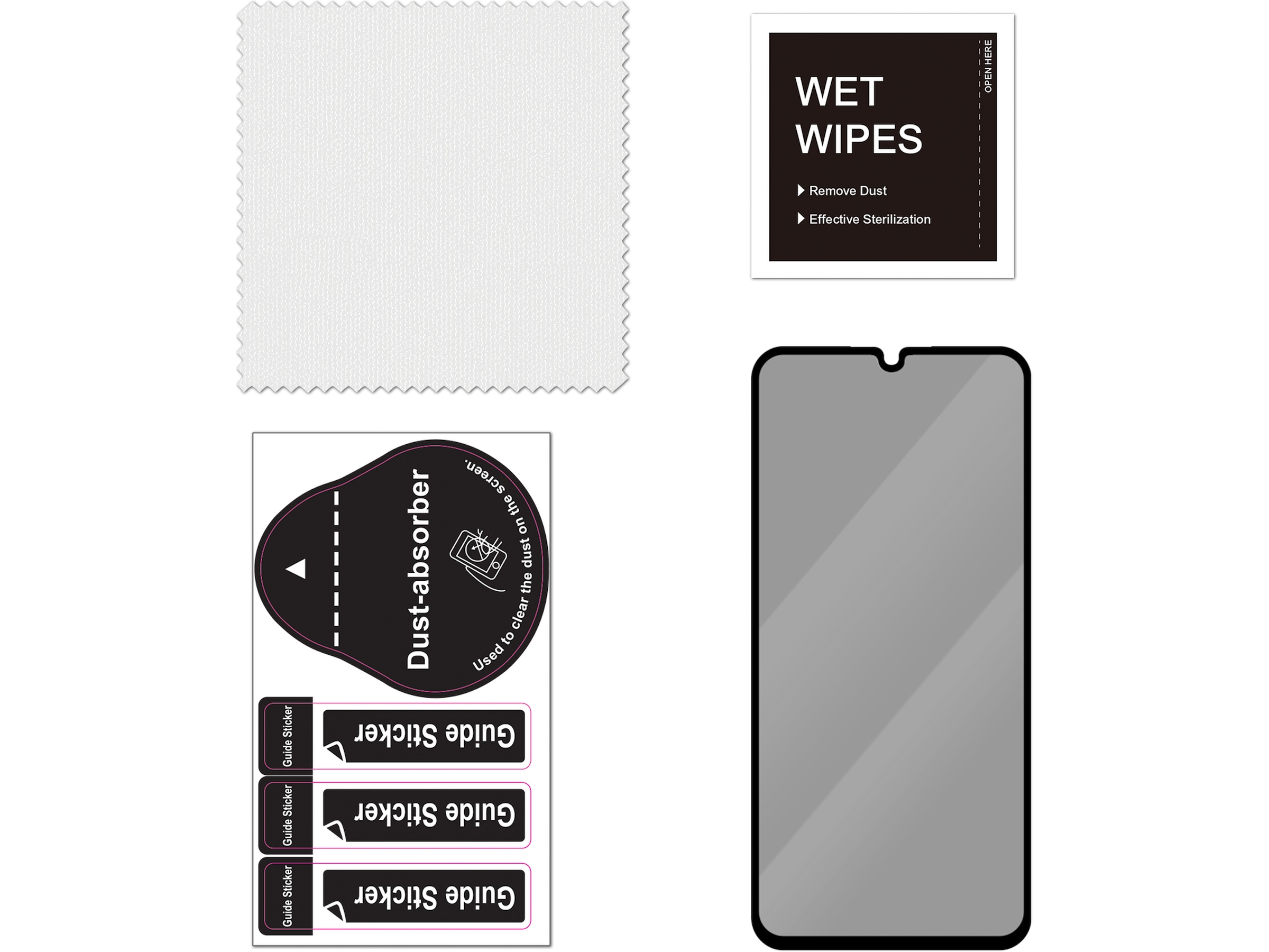 iiglo Samsung Galaxy A25 Privacy Skjermbeskytter Skjermbeskytter