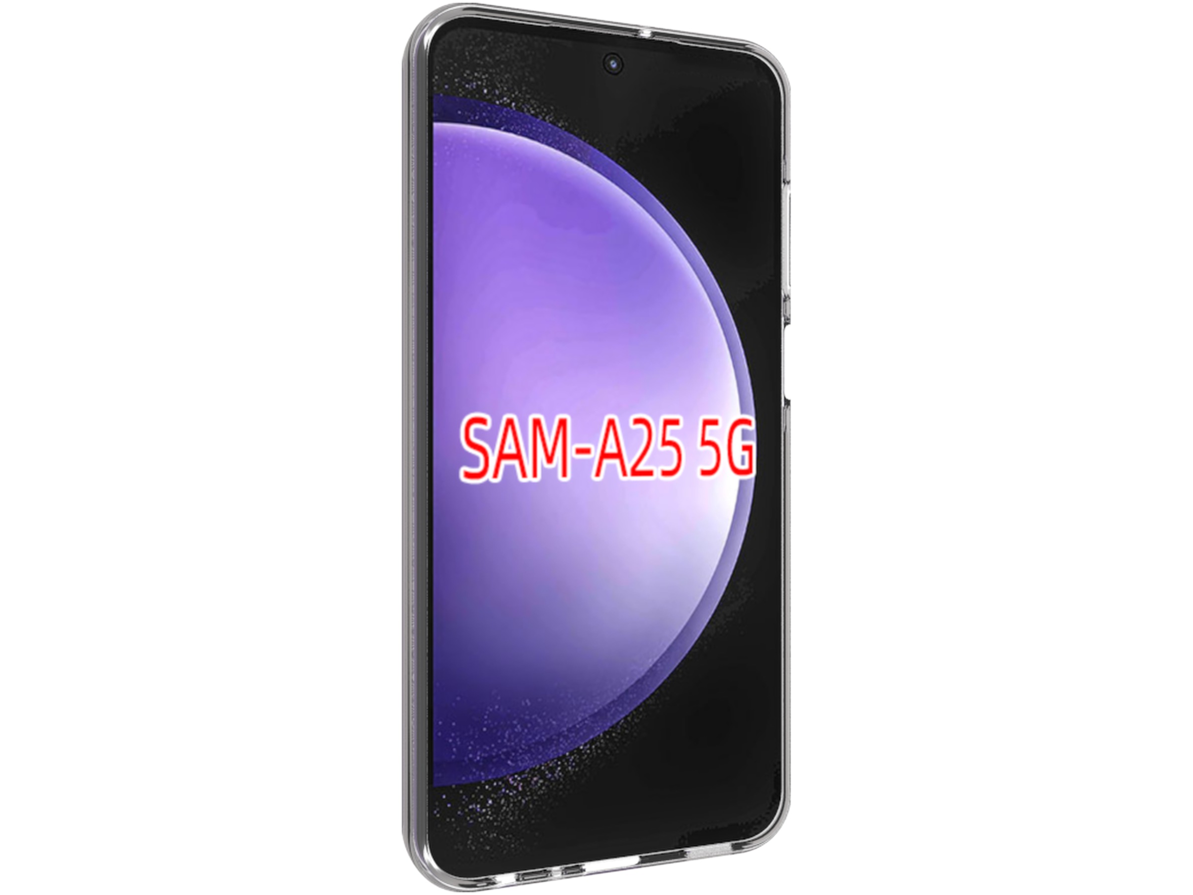 iiglo Samsung Galaxy A25 Silikondeksel (gjennomsiktig) Mobildeksel