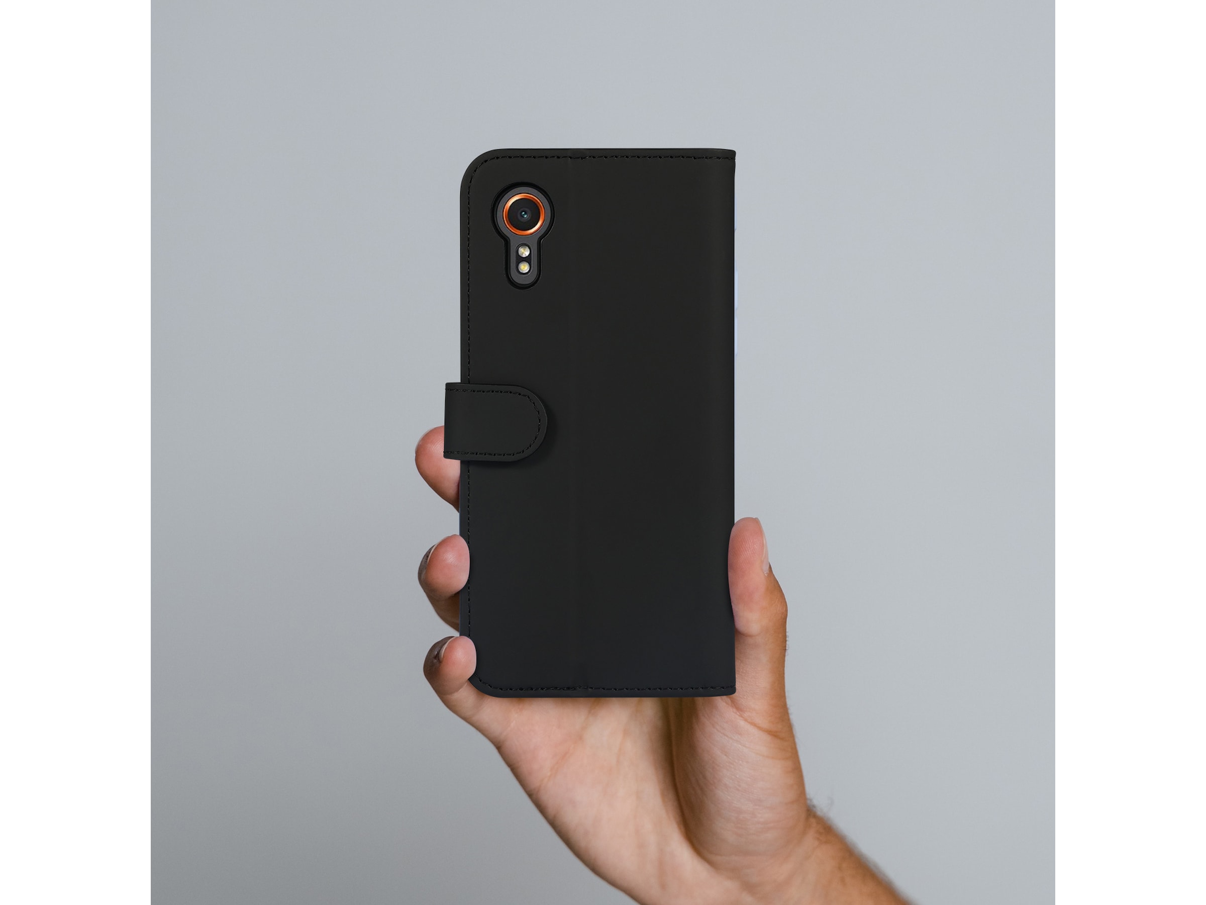 iiglo Samsung XCover 7 Lommebokdeksel (sort) Mobildeksel