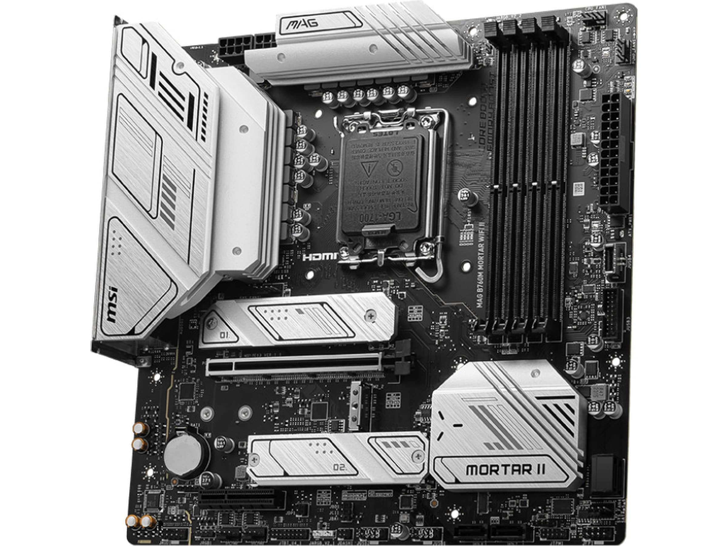 MSI MAG B760M MORTAR WIFI II Hovedkort Intel Socket