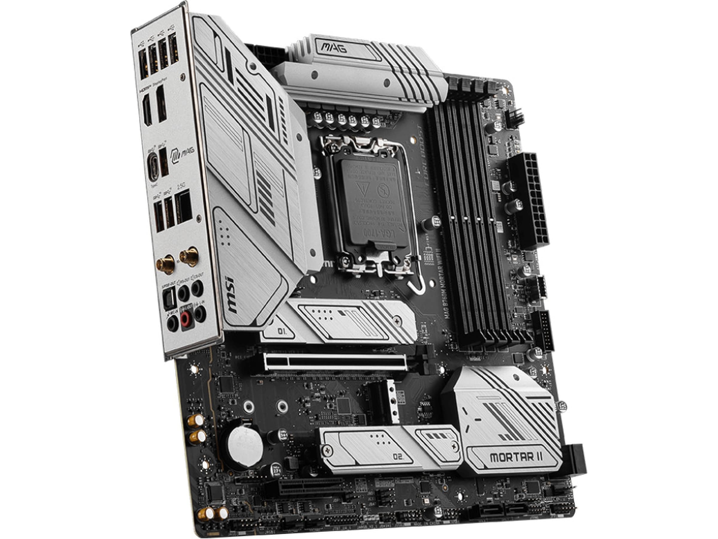 MSI MAG B760M MORTAR WIFI II Hovedkort Intel Socket