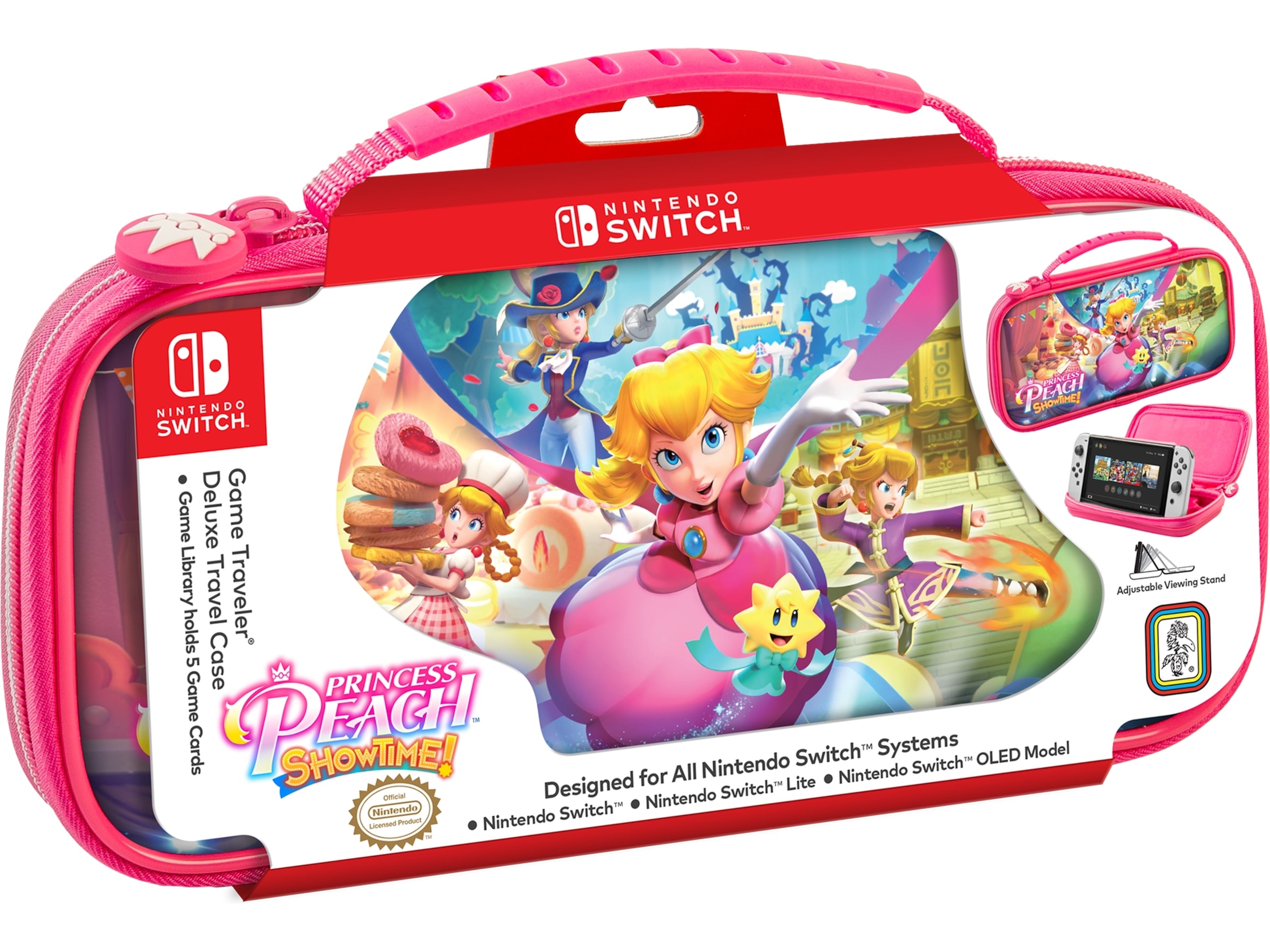 Nintendo Switch Deluxe Reiseveske (Princess Peach) Tilbehør til spillkonsoller