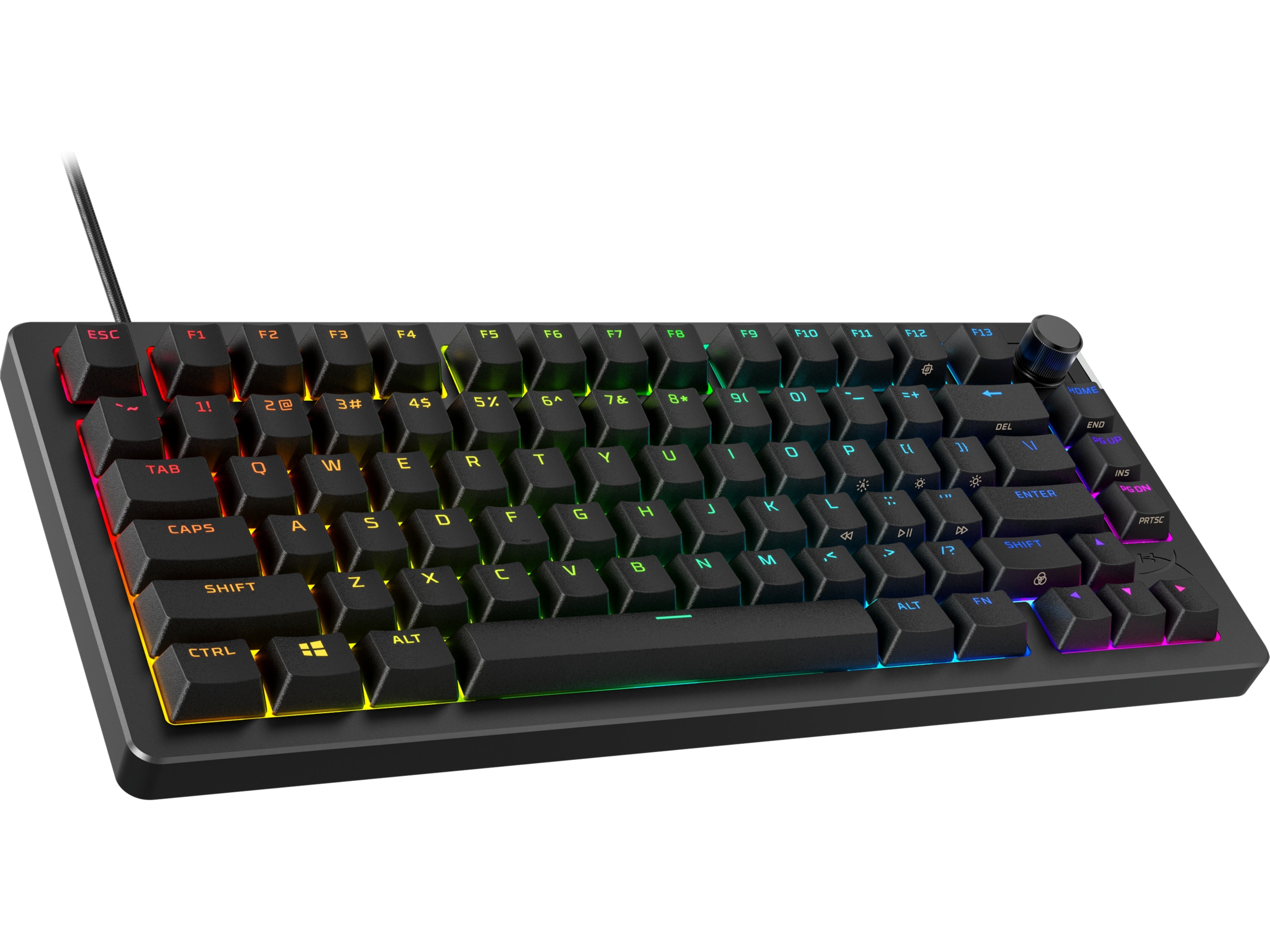HyperX Alloy Rise 75 gamingtastatur (sort) Gamingtastatur