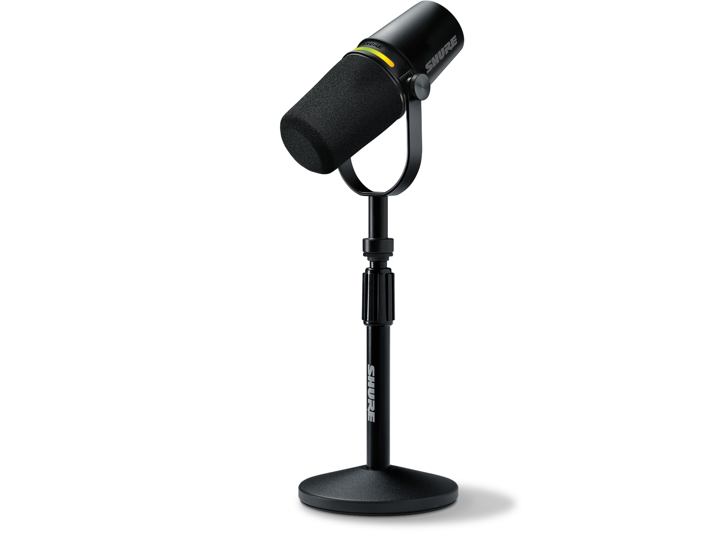 Shure MV7+ Podcast Kit mikrofon + stativ (sort) Mikrofon