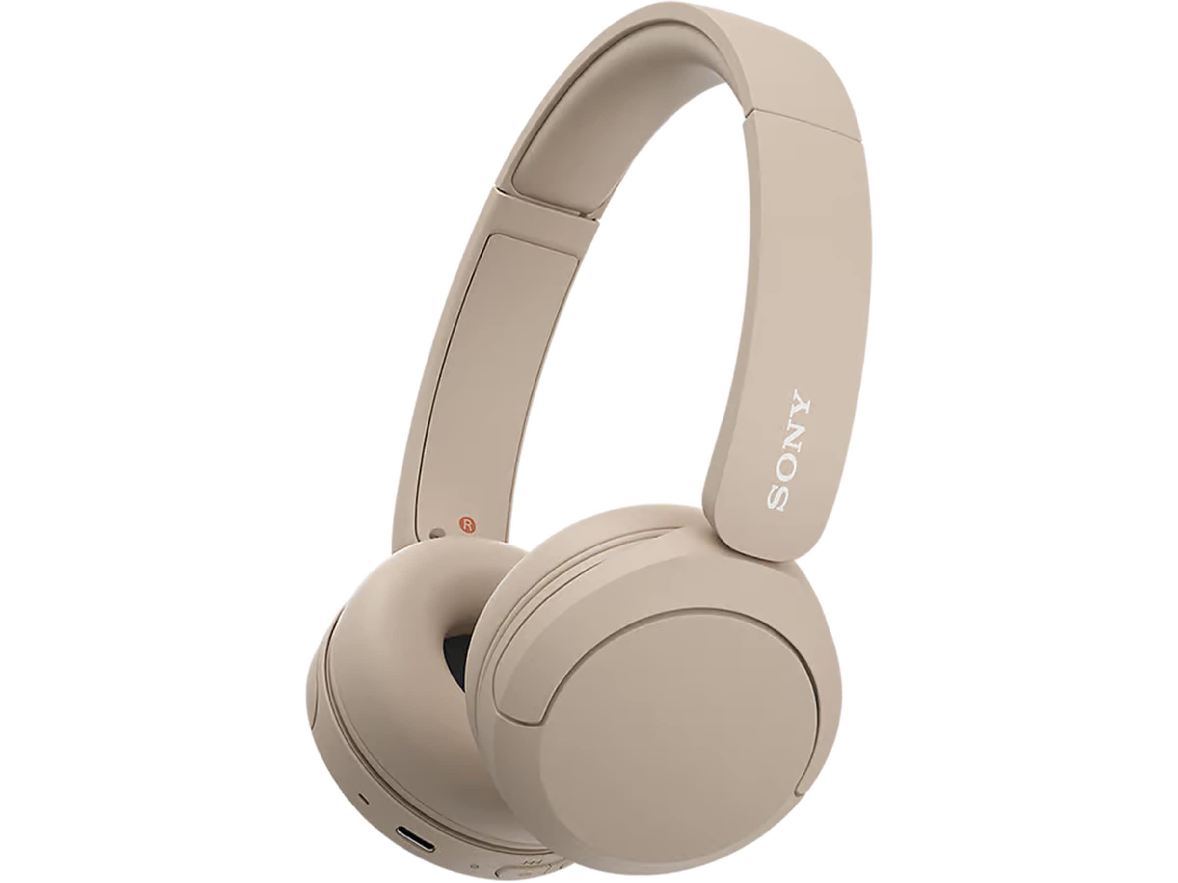 Sony WH-CH520 trådløse hodetelefoner, On-Ear (beige) Hodetelefoner