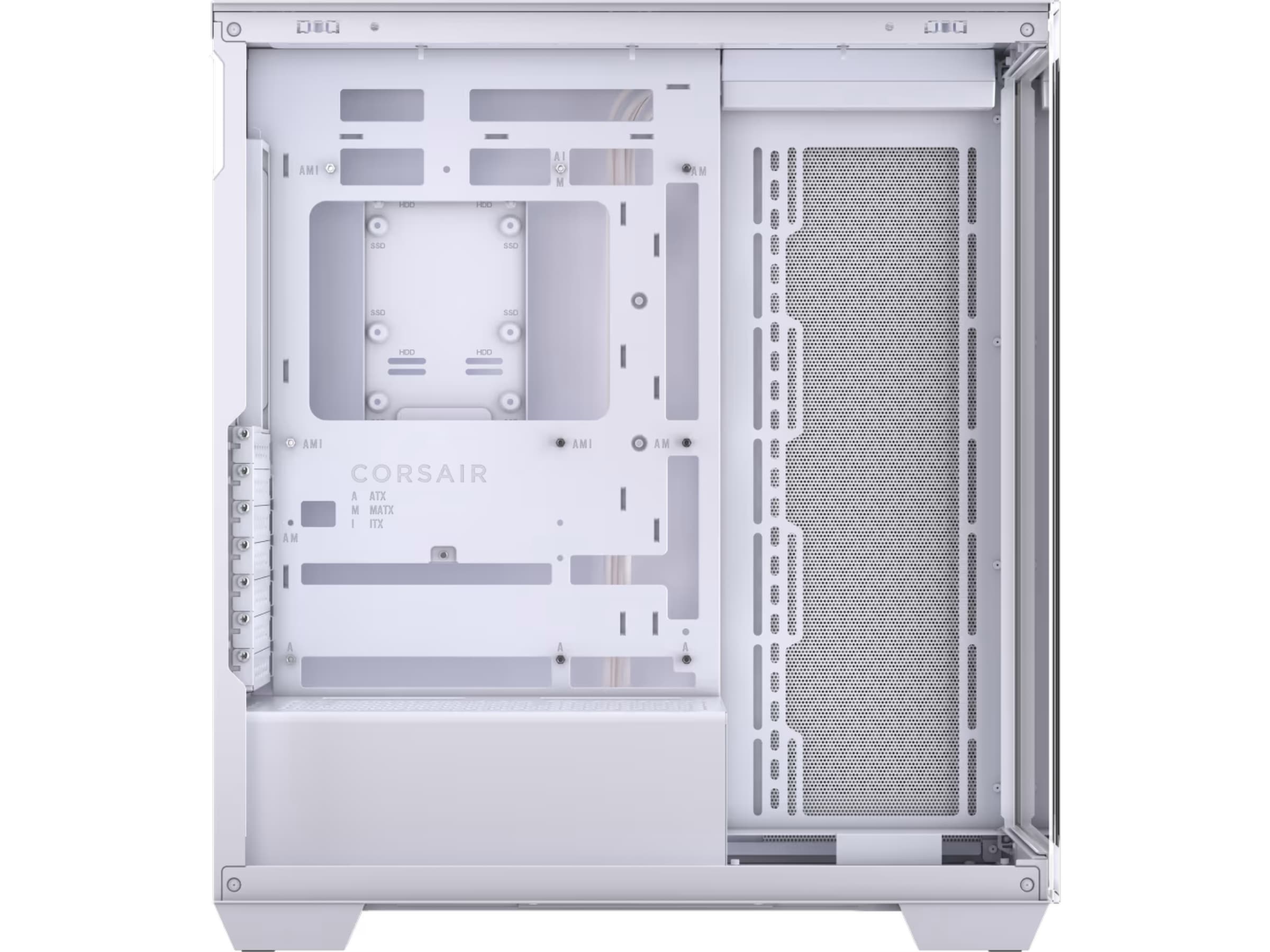 Corsair 3500X Tempered Glass Mid-Tower (hvit) Midi tower