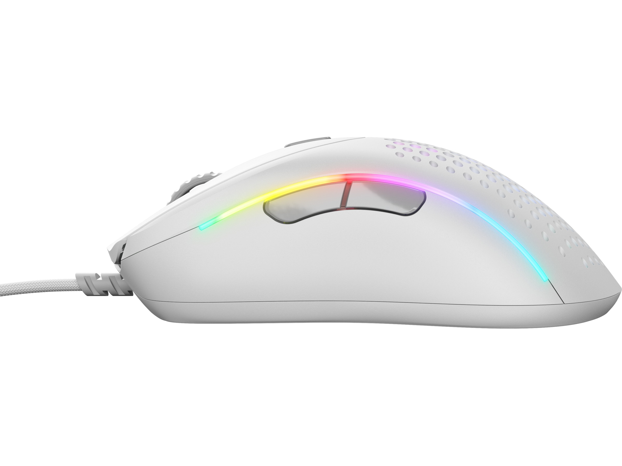 Glorious Model D 2 Gamingmus (hvit) Gamingmus
