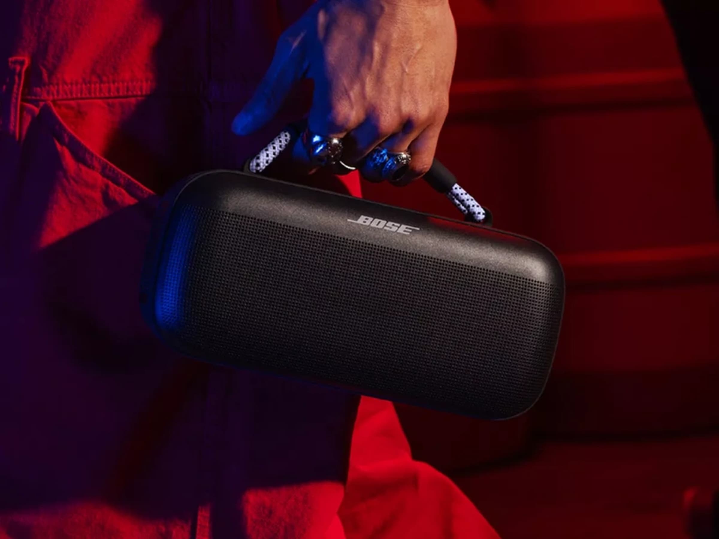 Bose SoundLink Max tau-håndtak (Sort/Chilled Lilac) Veggfeste & tilbehør lyd