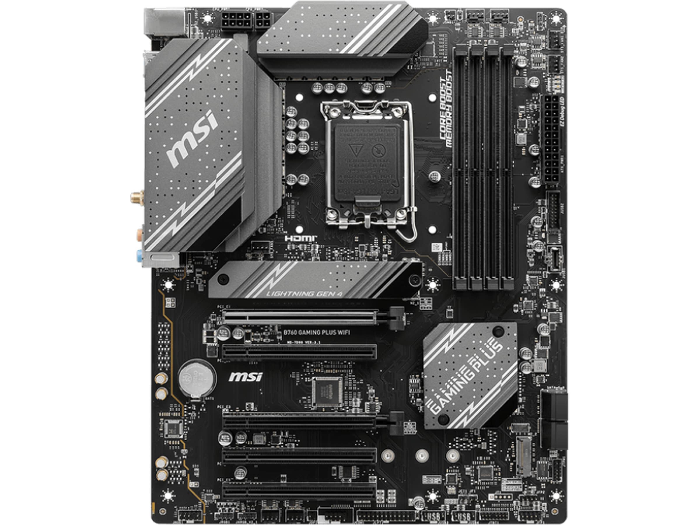 MSI B760 Gaming Plus WiFi Hovedkort Intel Socket