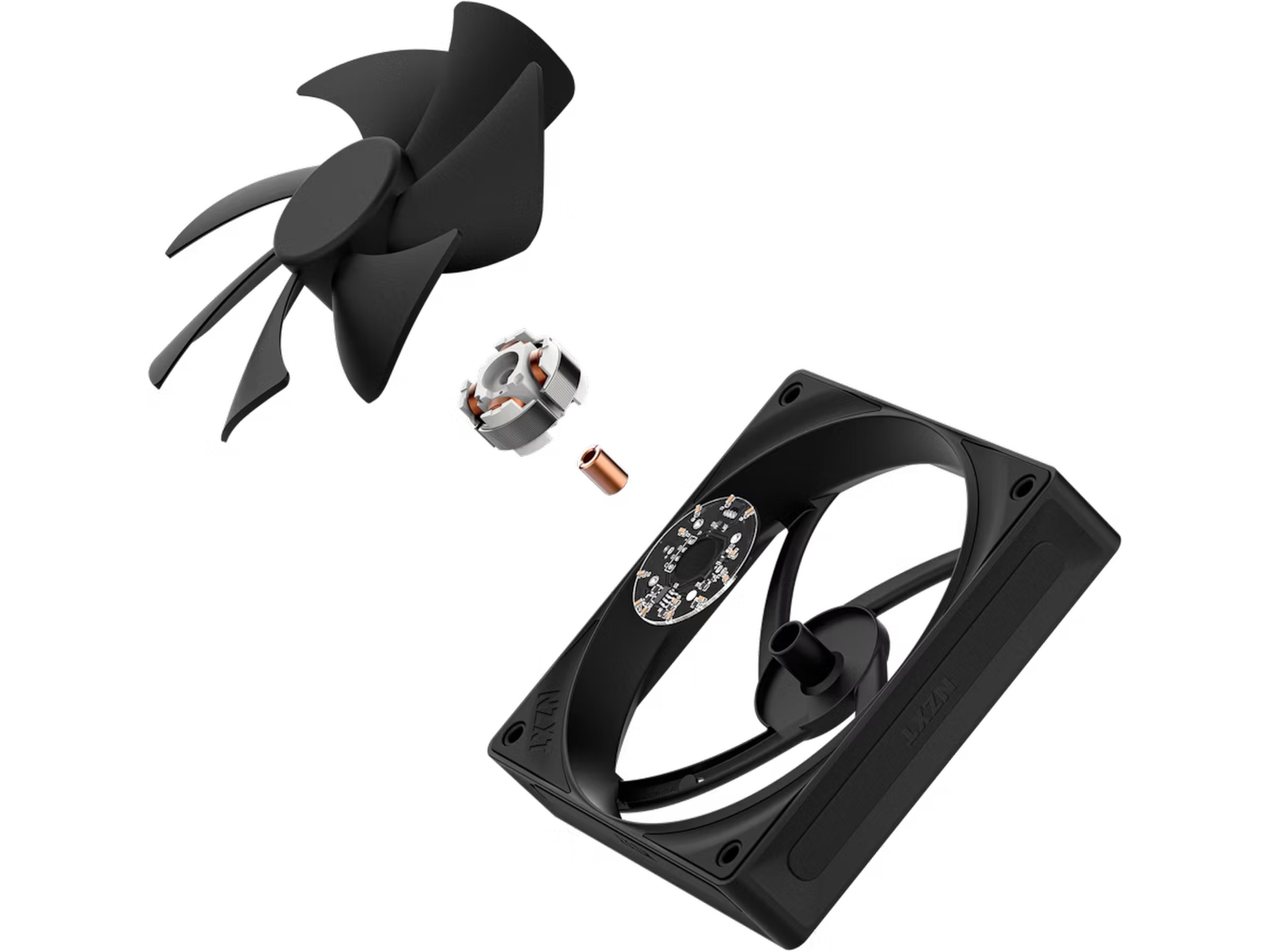 NZXT F120P Static Pressure Vifte (sort) Vifter