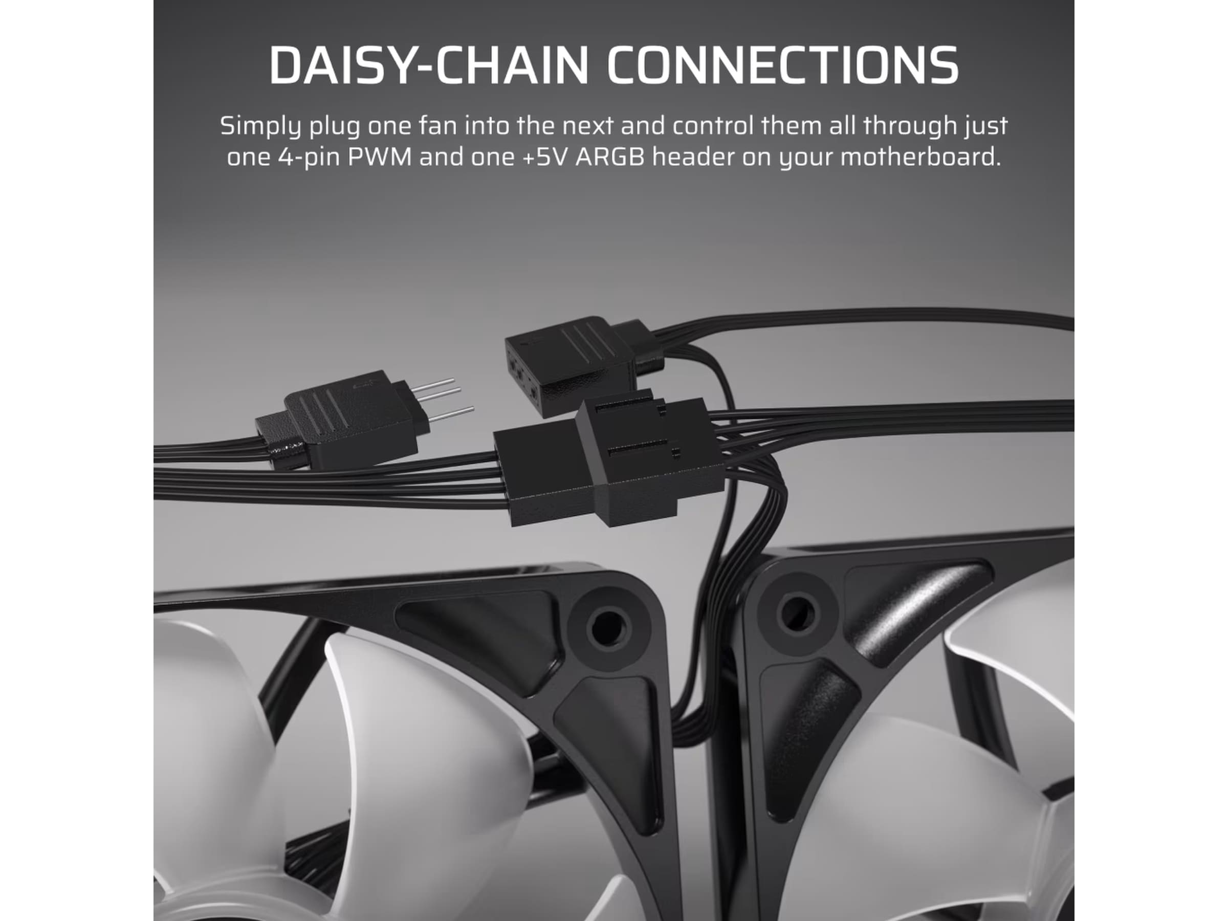 Corsair RS140 ARGB Vifte 2pk (sort) Vifter