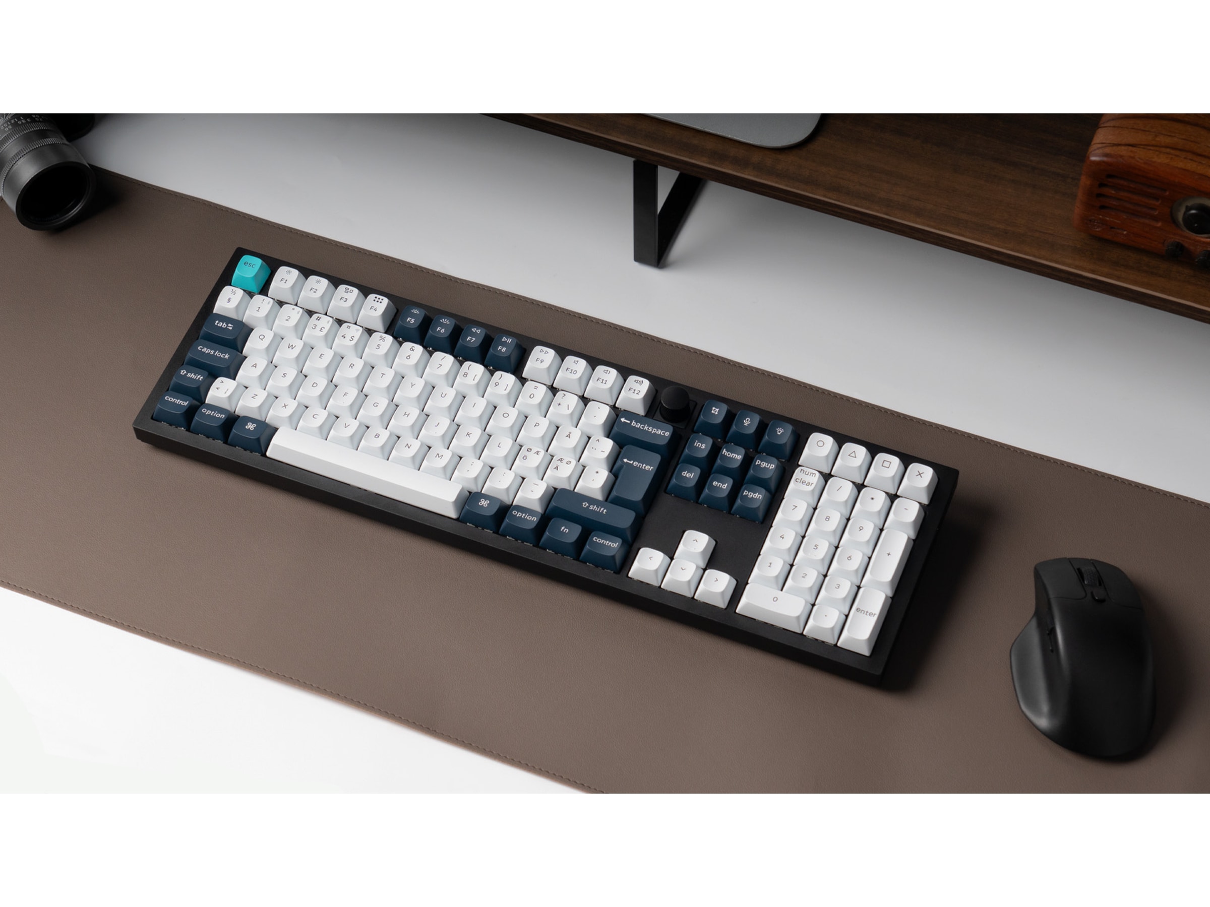 Keychron Q6 MAX 100% Trådløst Tastatur Brown Switches Gamingtastatur