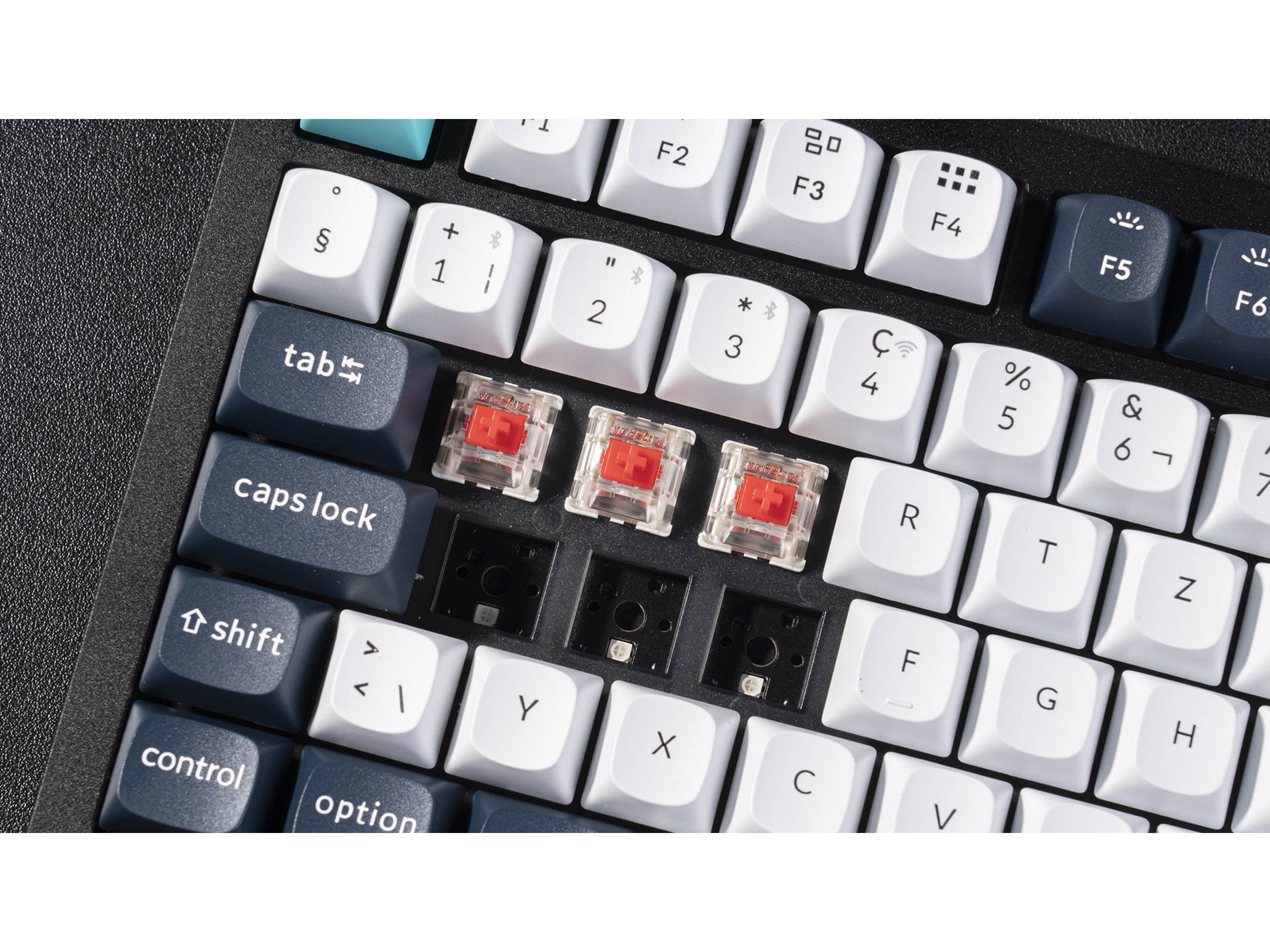 Keychron Q3 MAX 80% Trådløst Tastatur Brown Switches Gamingtastatur