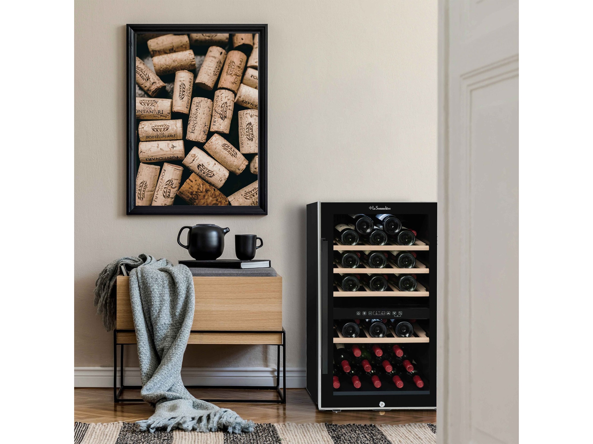 La Sommelière ECS51.2Z vinskap (49 flasker) Frittstående vinskap