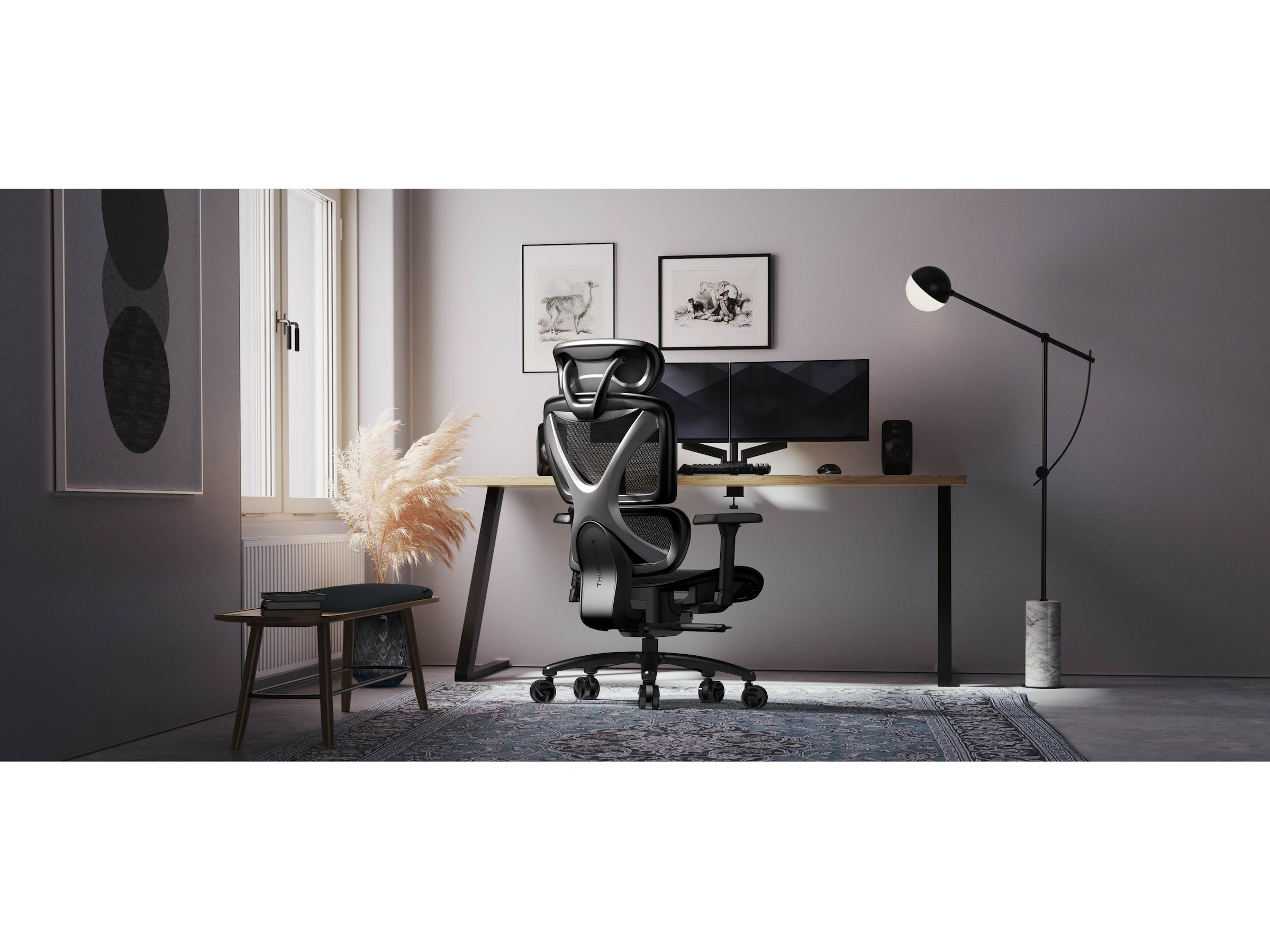 ThunderX3 XTC ergonomisk kontorstol (mesh black) Gamingstoler