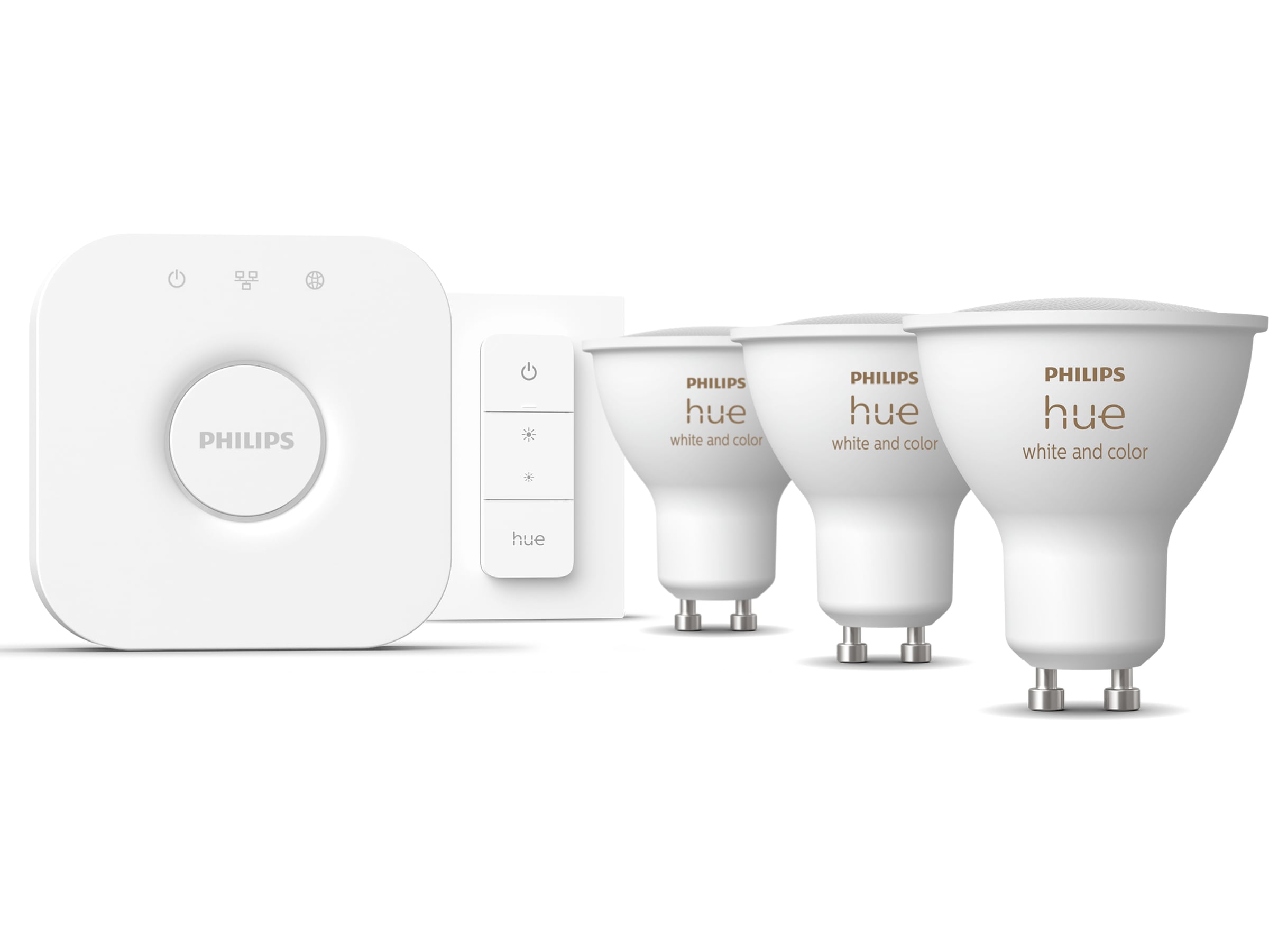 Philips Hue White & Color Ambiance Startsett GU10 Lyspærer & LED-pærer