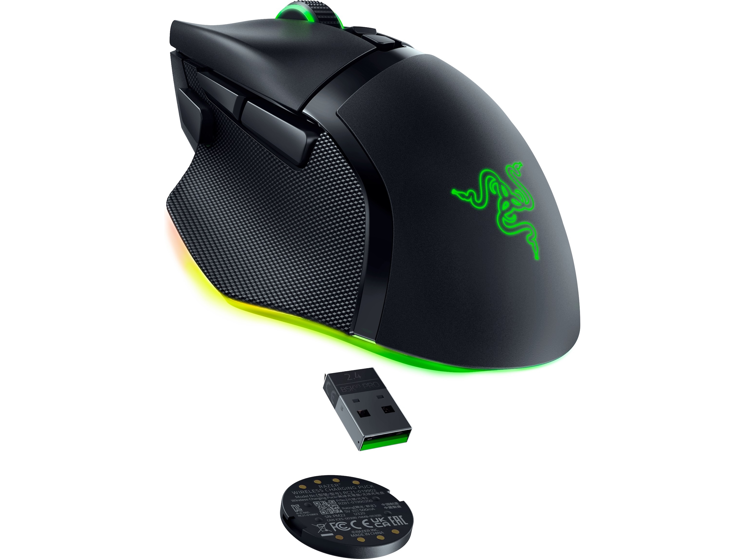Razer Basilisk V3 PRO 35K trådløs ergonomisk gamingmus (sort) Gamingmus