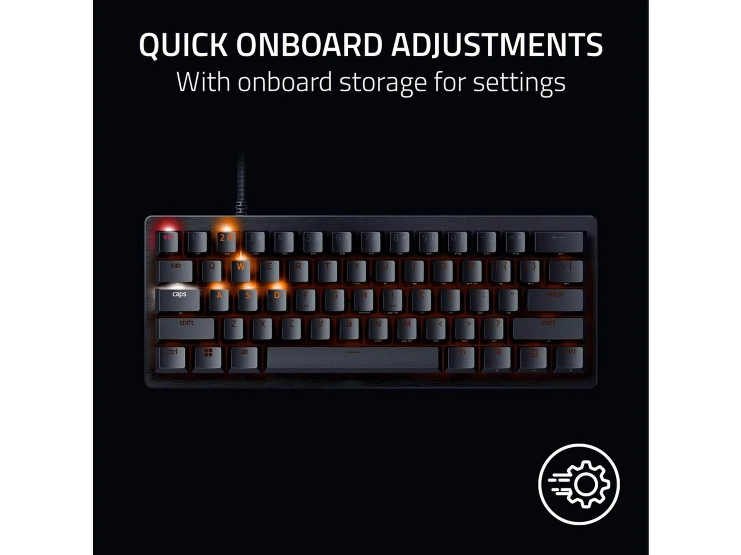 Razer Huntsman V3 Pro Mini gamingtastatur (sort) -B-Grade Demo tastatur