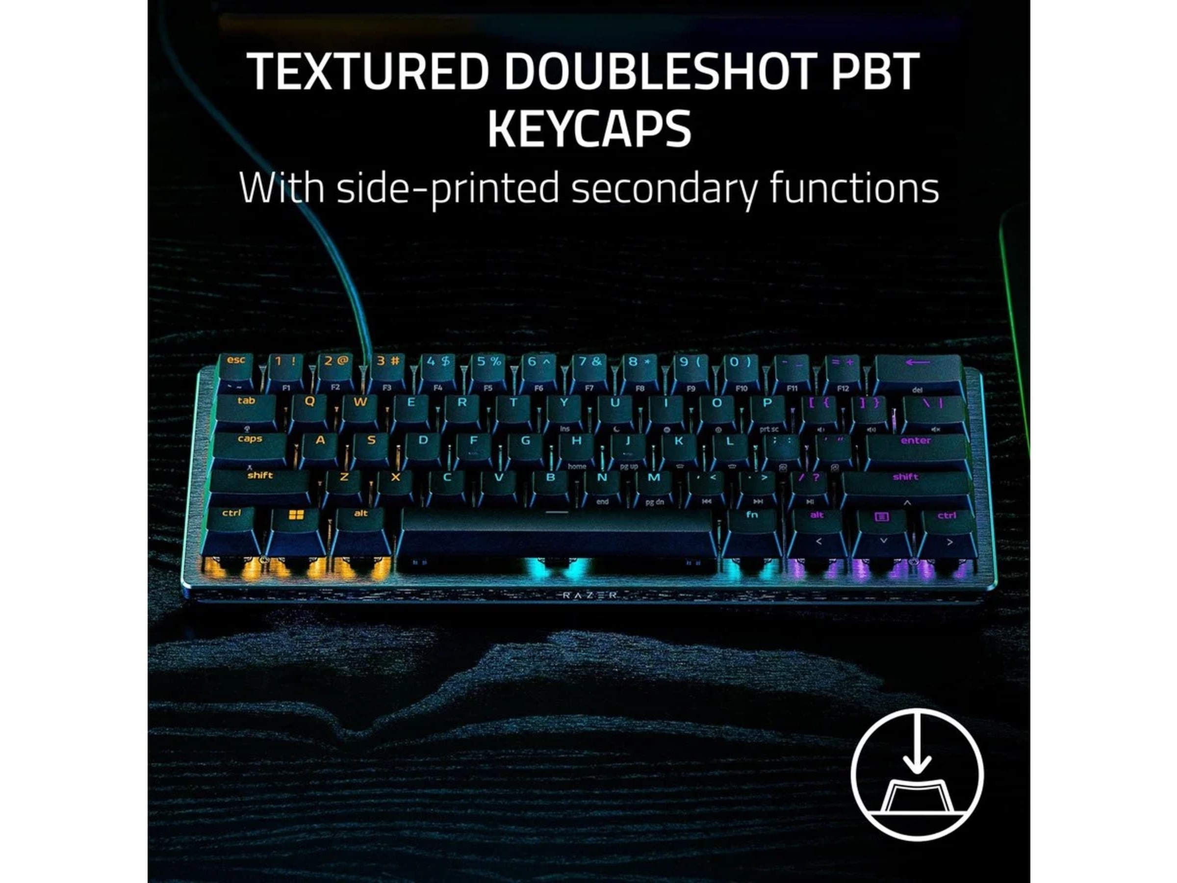 Razer Huntsman V3 Pro Mini gamingtastatur (sort) -B-Grade Demo tastatur