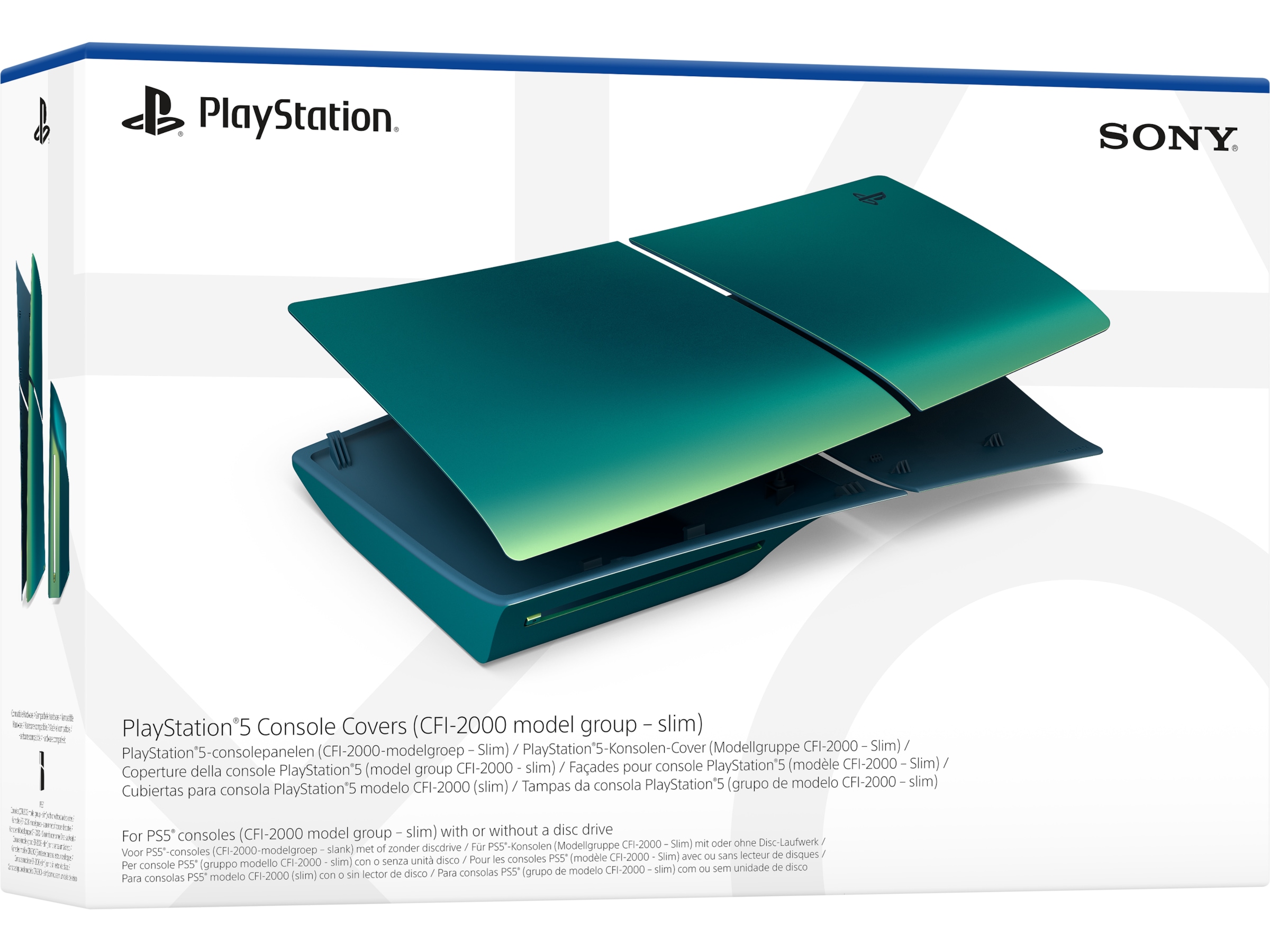 PlayStation 5 Konsolldeksel (Chroma Teal) Tilbehør til spillkonsoller