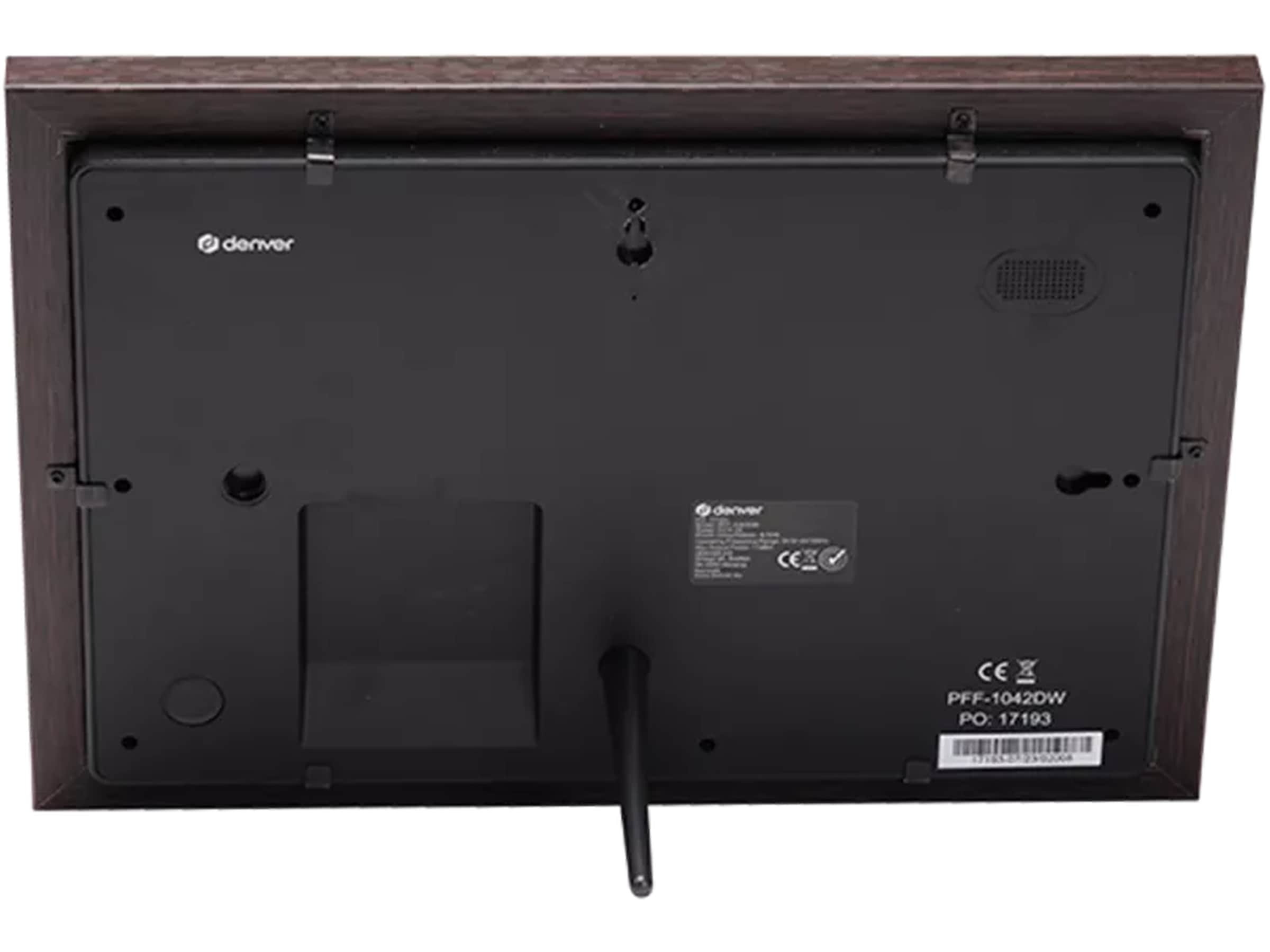 Denver PFF-1042DW 10,1" digital fotoramme (mørk eik) TV-ramme & tilbehør