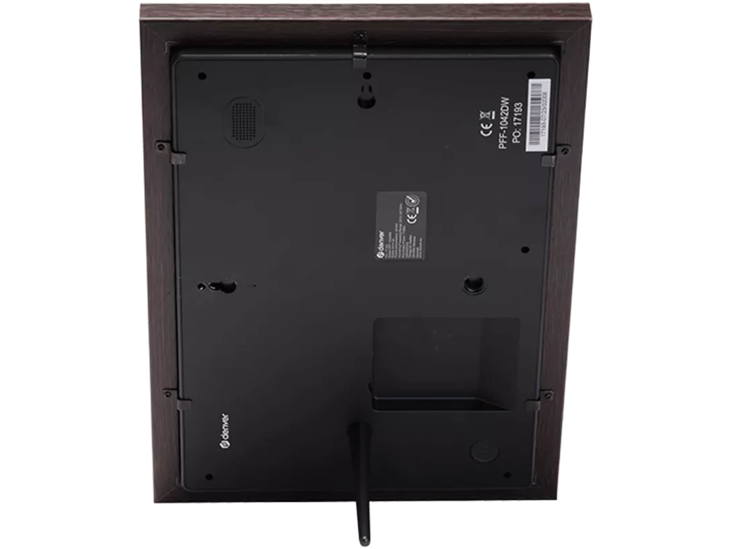 Denver PFF-1042DW 10,1" digital fotoramme (mørk eik) TV-ramme & tilbehør