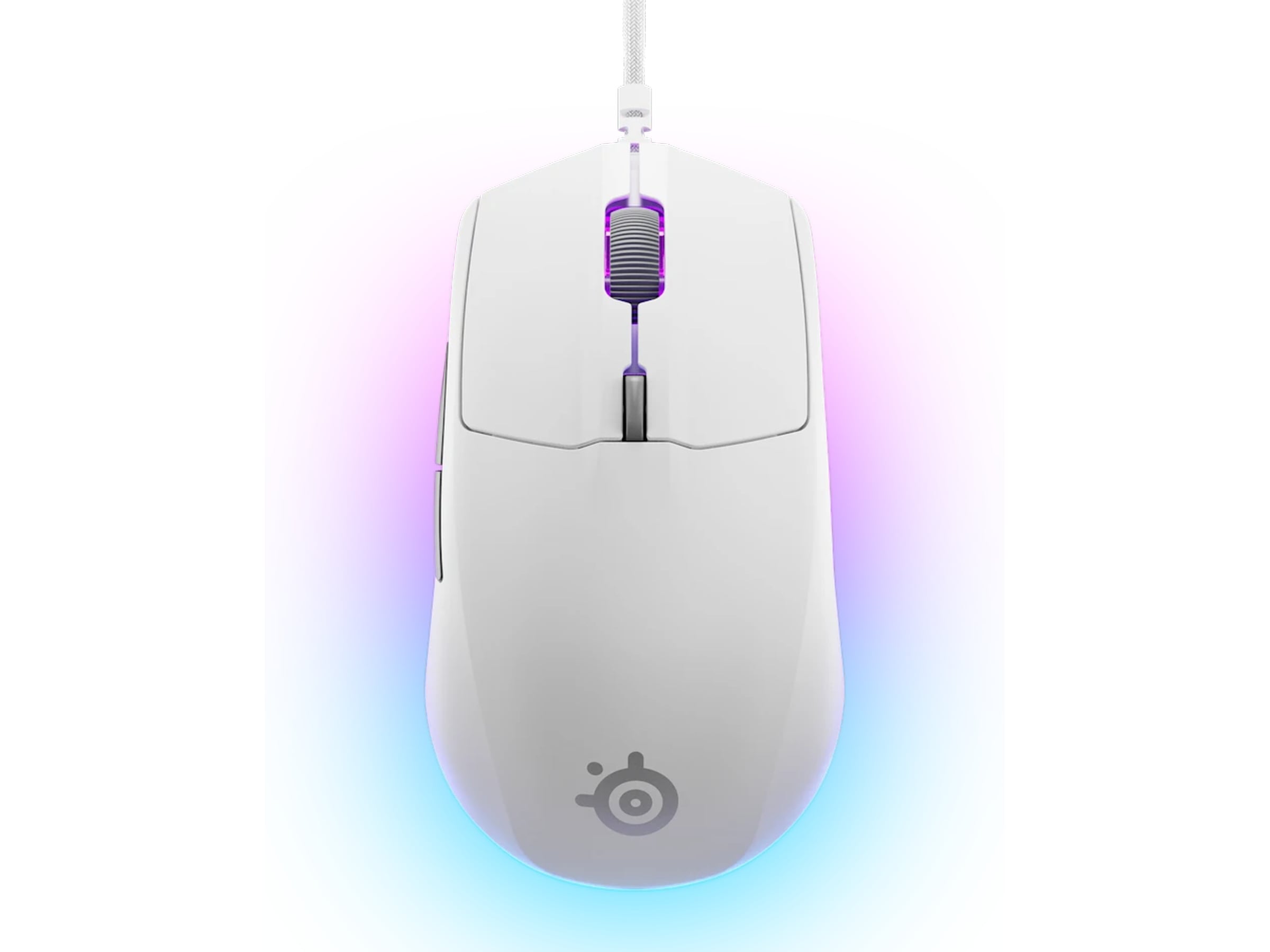 SteelSeries Rival 3 Gen 2 gamingmus (hvit) Gamingmus
