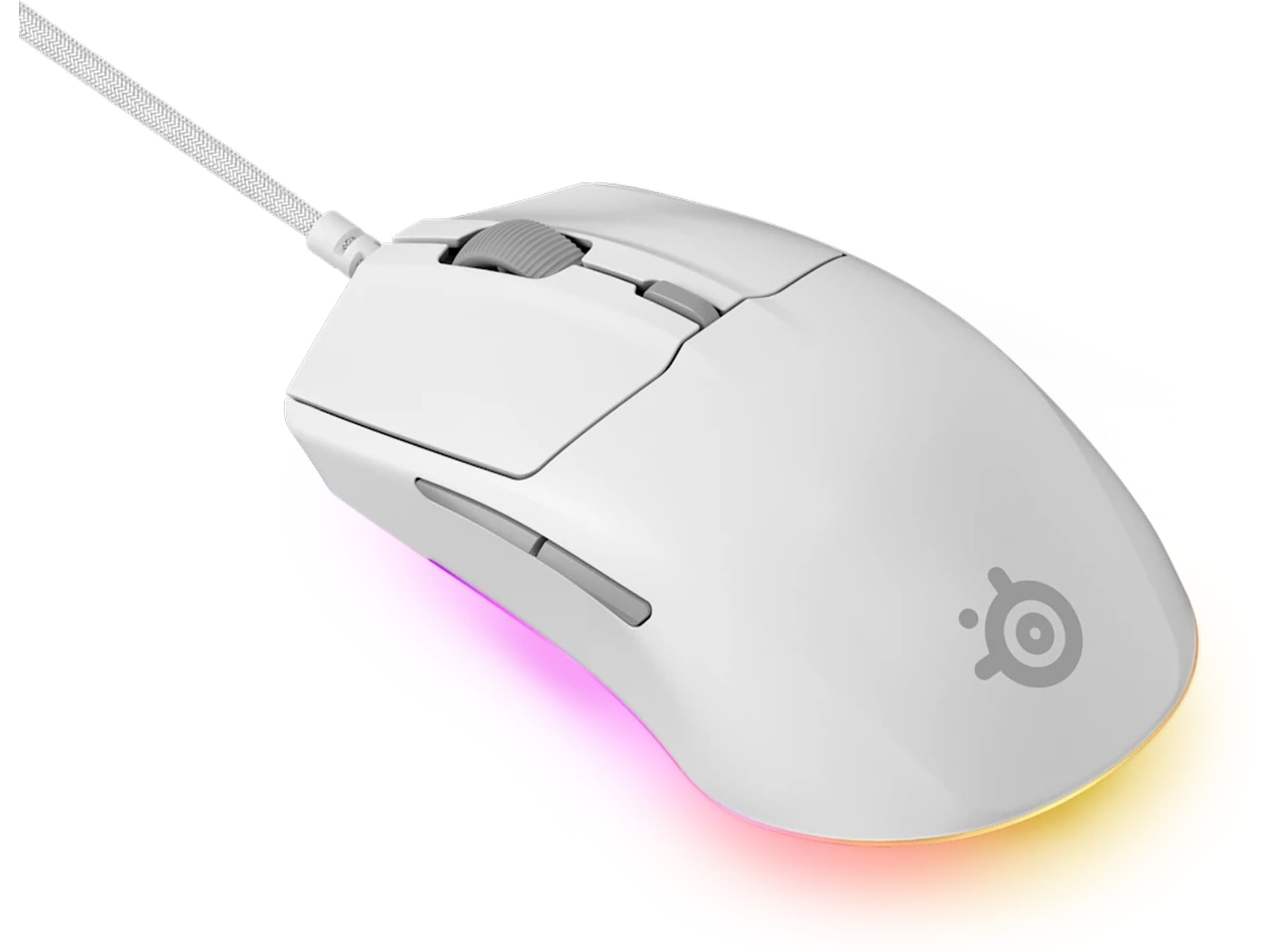 SteelSeries Rival 3 Gen 2 gamingmus (hvit) Gamingmus