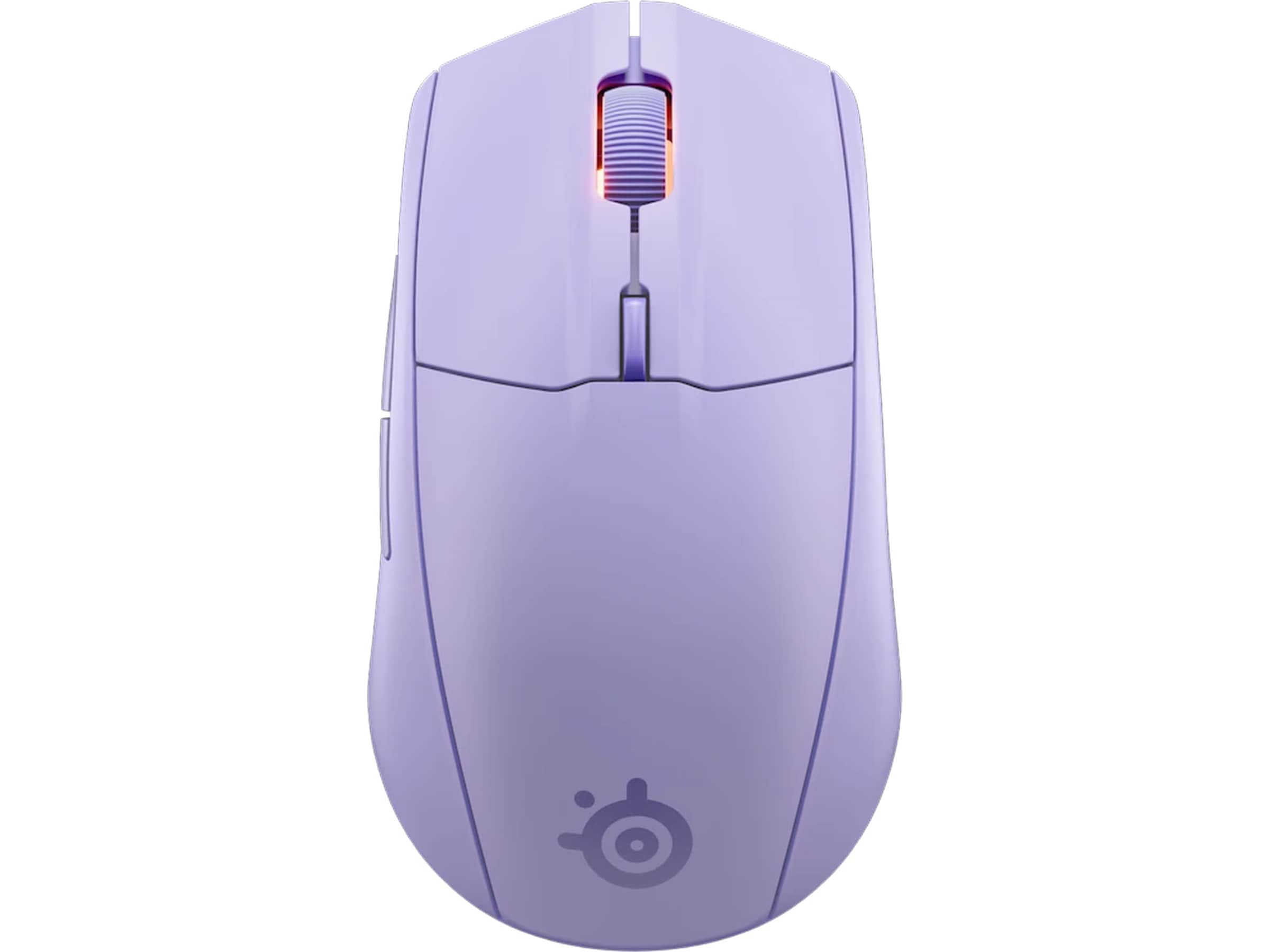 SteelSeries Rival 3 Gen 2 trådløs gamingmus (lavender) Gamingmus