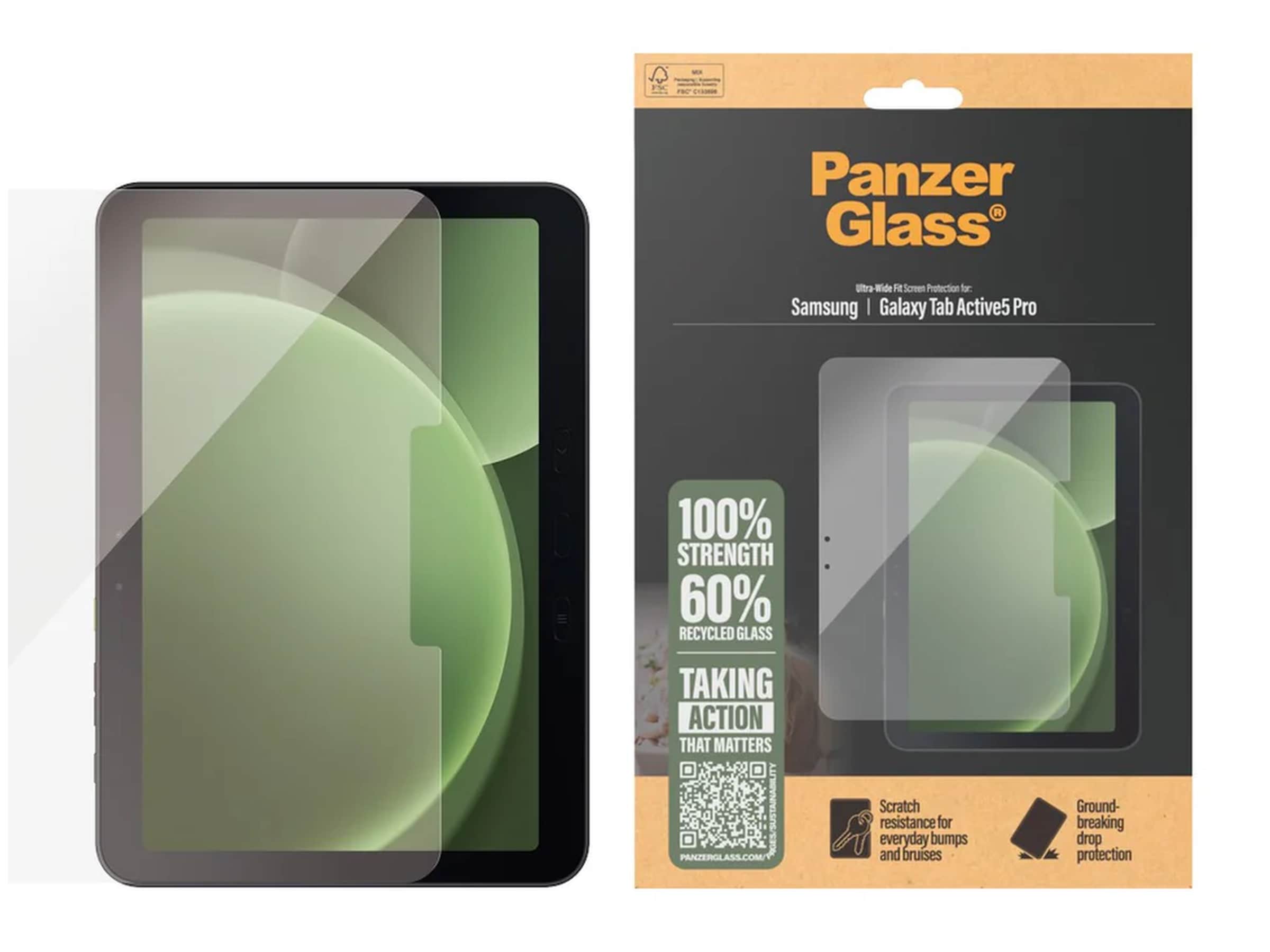 PanzerGlass Galaxy Tab Active5 Pro Skjermbeskytter Skjermbeskyttelse nettbrett